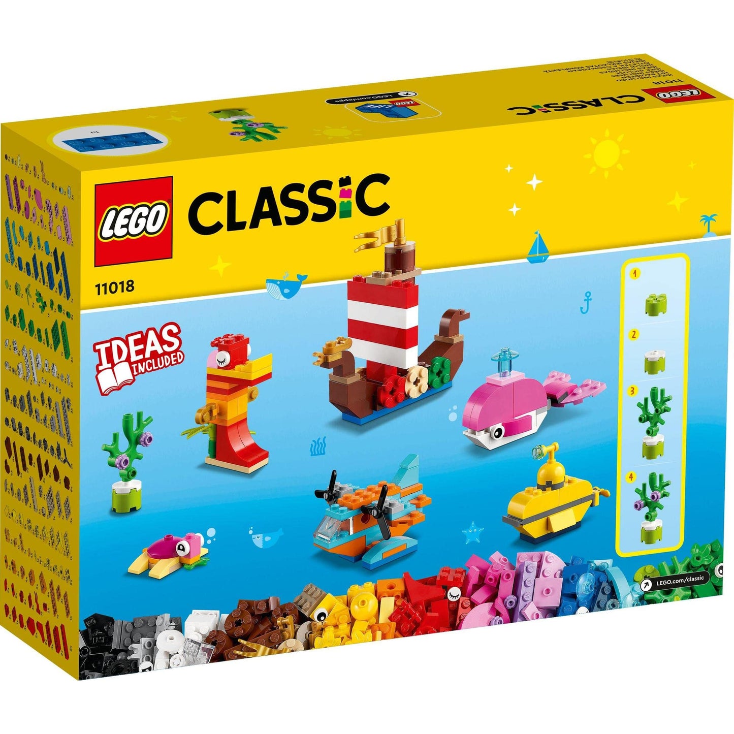 LEGO® Classic Creative Ocean Fun 11018 Building Kit Amazon