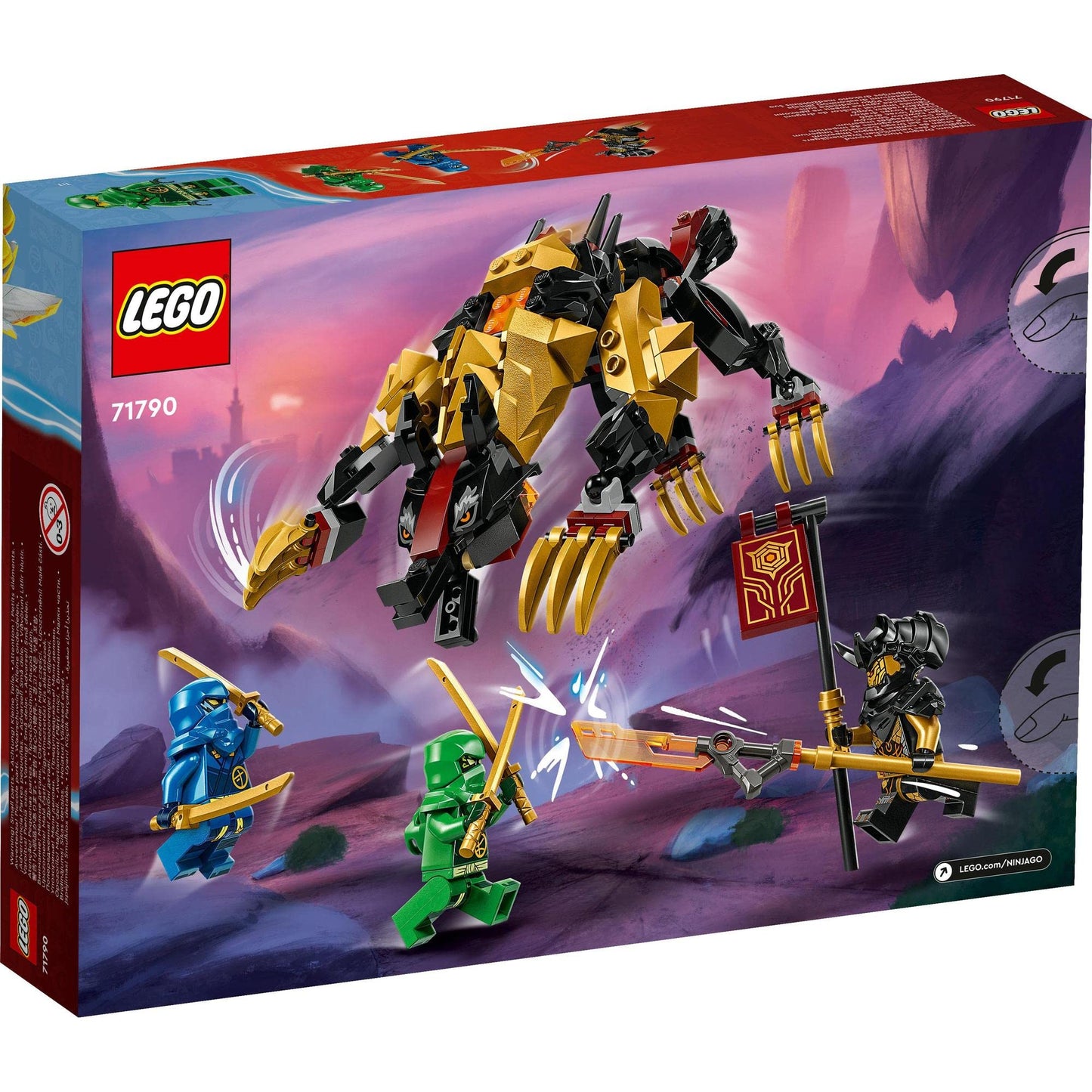 LEGO NINJAGO Imperium Dragon Hunter Hound 71790 Building Toy Set Amazon