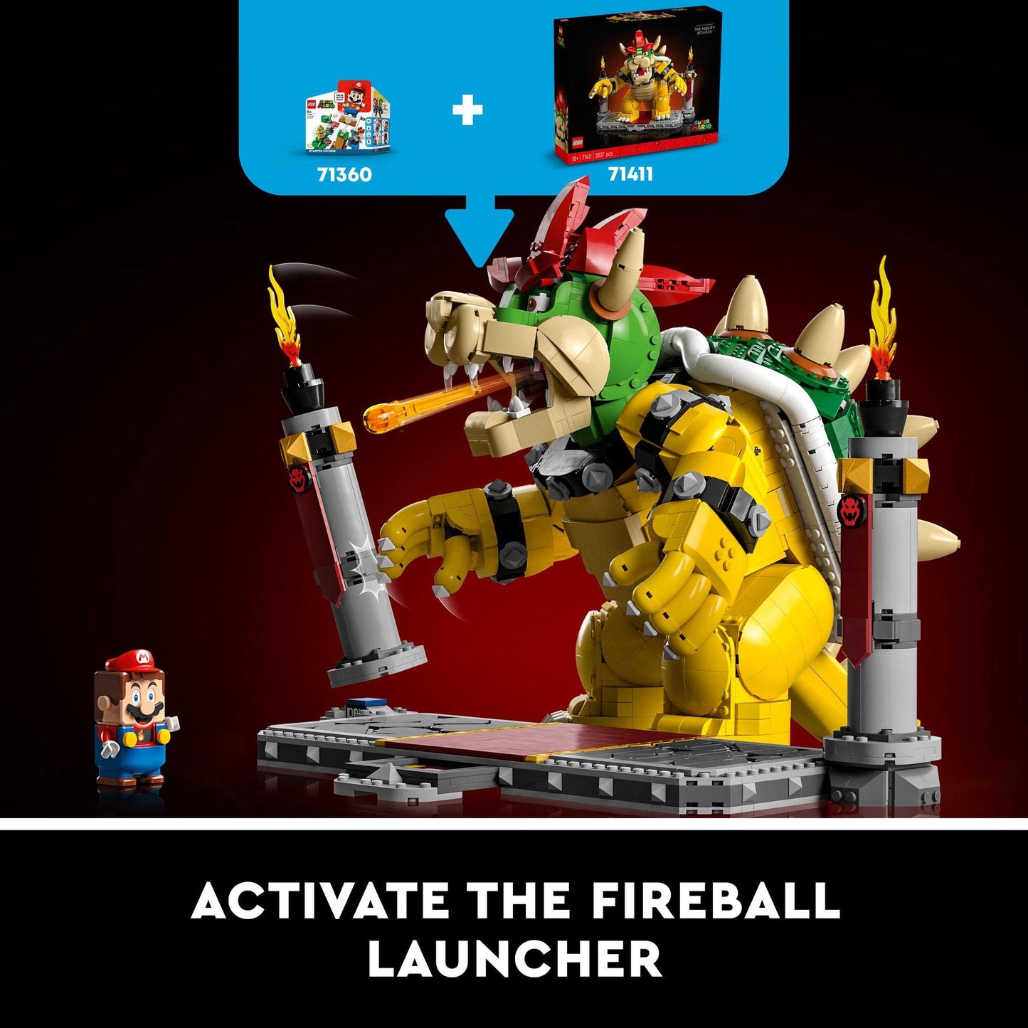 LEGO Super Mario The Mighty Bowser 71411 Brick Island