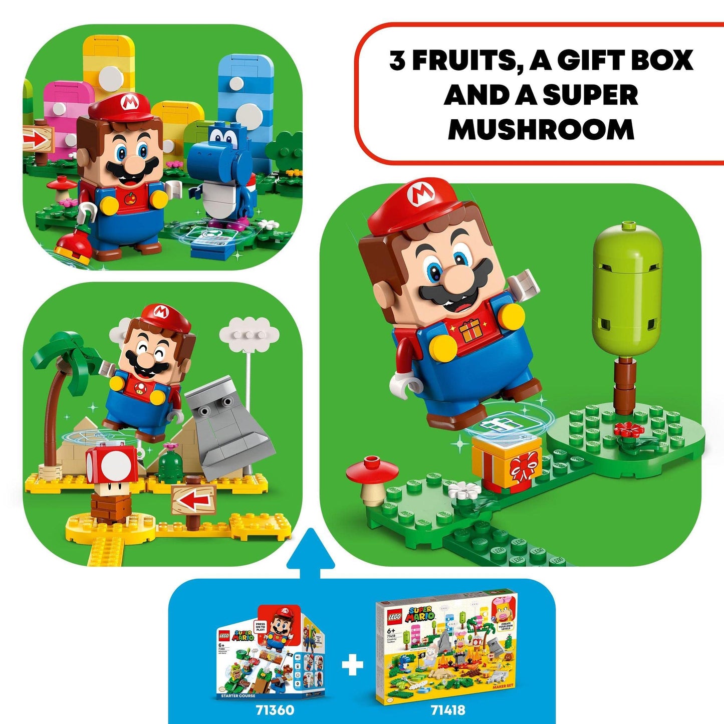 LEGO Super Mario Creativity Toolbox Maker Set 71418 Collectible Building Toy Amazon