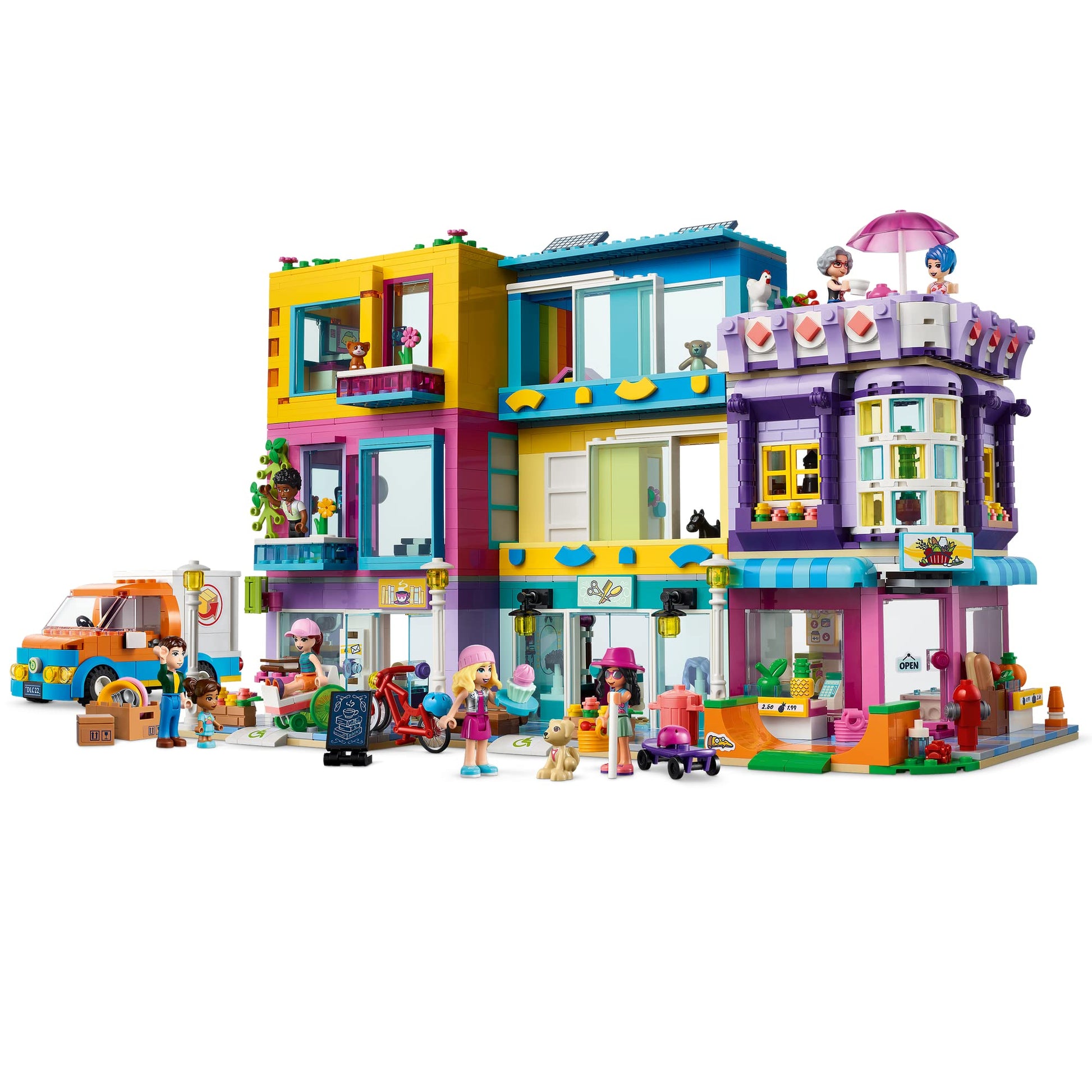 LEGO Friends Main Street Building 41704 Kids Building and Construction Toy Amazon