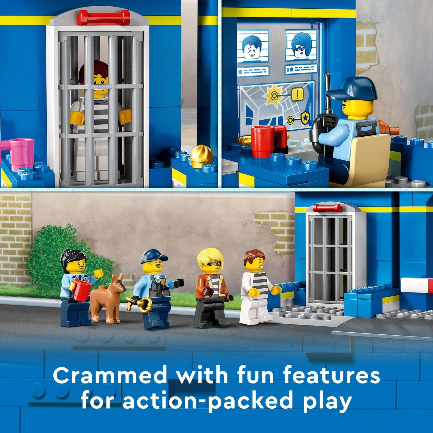 LEGO® City Police Station Chase 60370 Building Toy Amazon