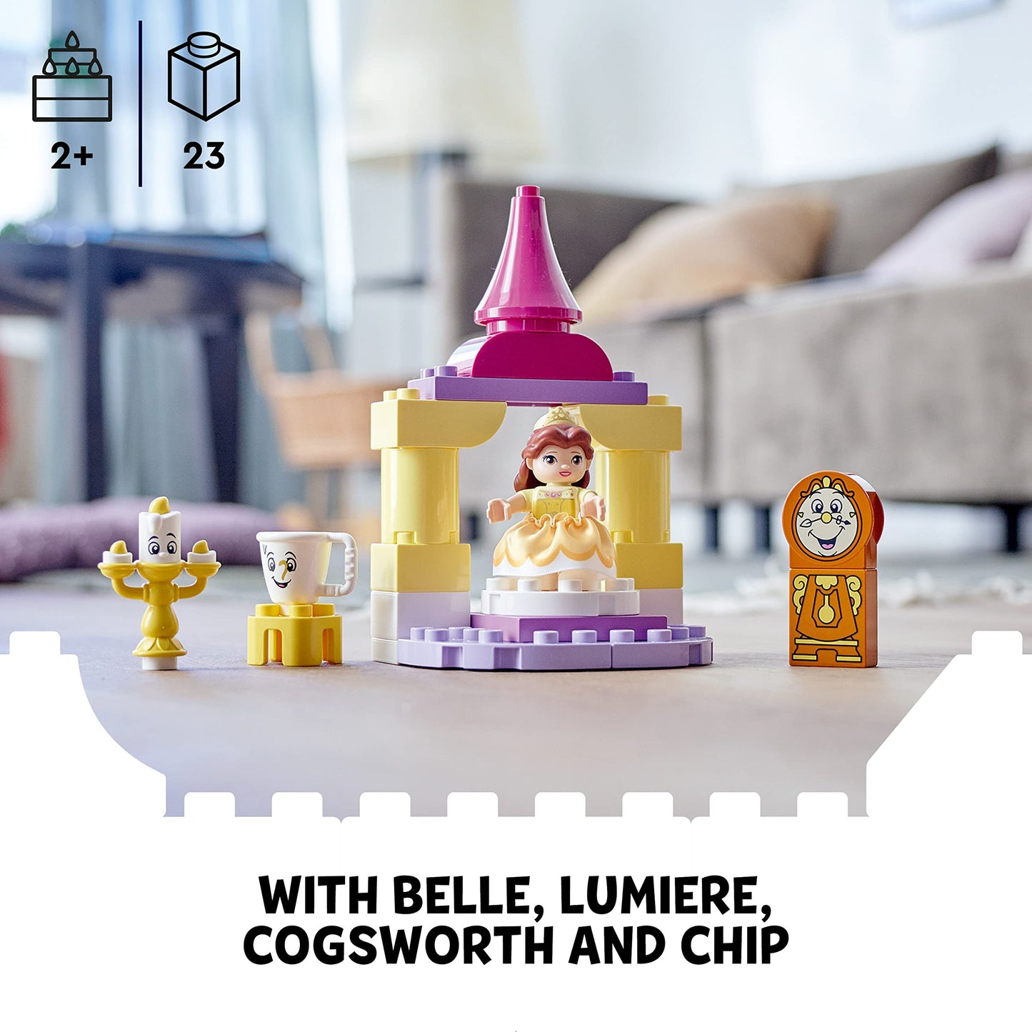 LEGO® DUPLO® Princess Disney Belle's Ballroom 10960 Building Toy Amazon