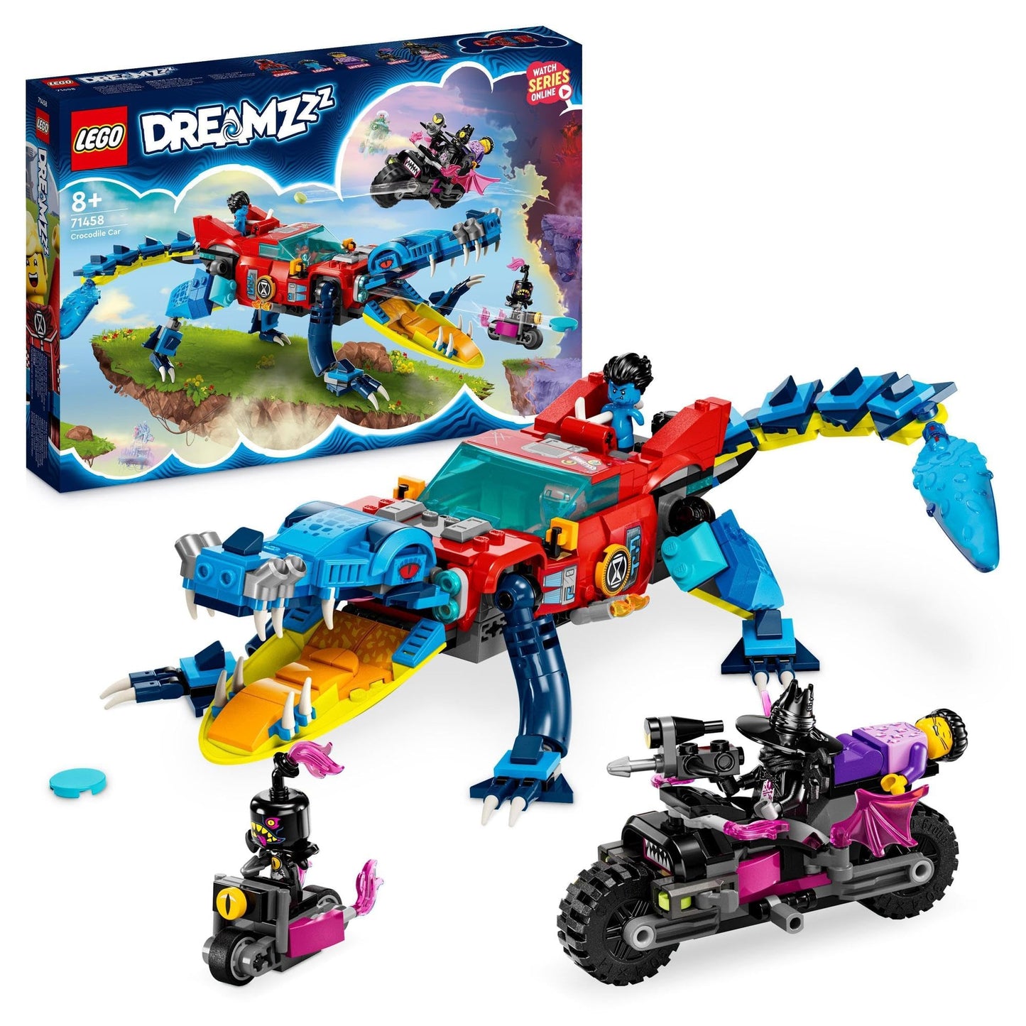 LEGO® DREAMZzz™ Crocodile Car 71458 Building Toy