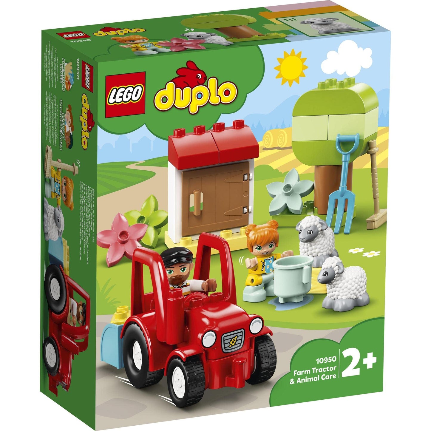 LEGO DUPLO Farm Tractor & Animal Care 10950 Playset Amazon