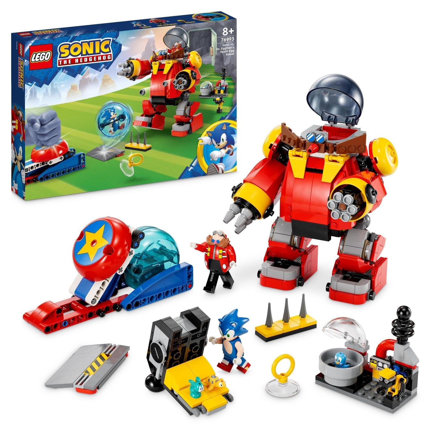 LEGO® Sonic The Hedgehog™ Sonic vs. Dr. Eggman’s Death Egg Robot 76993 Building Toy Amazon