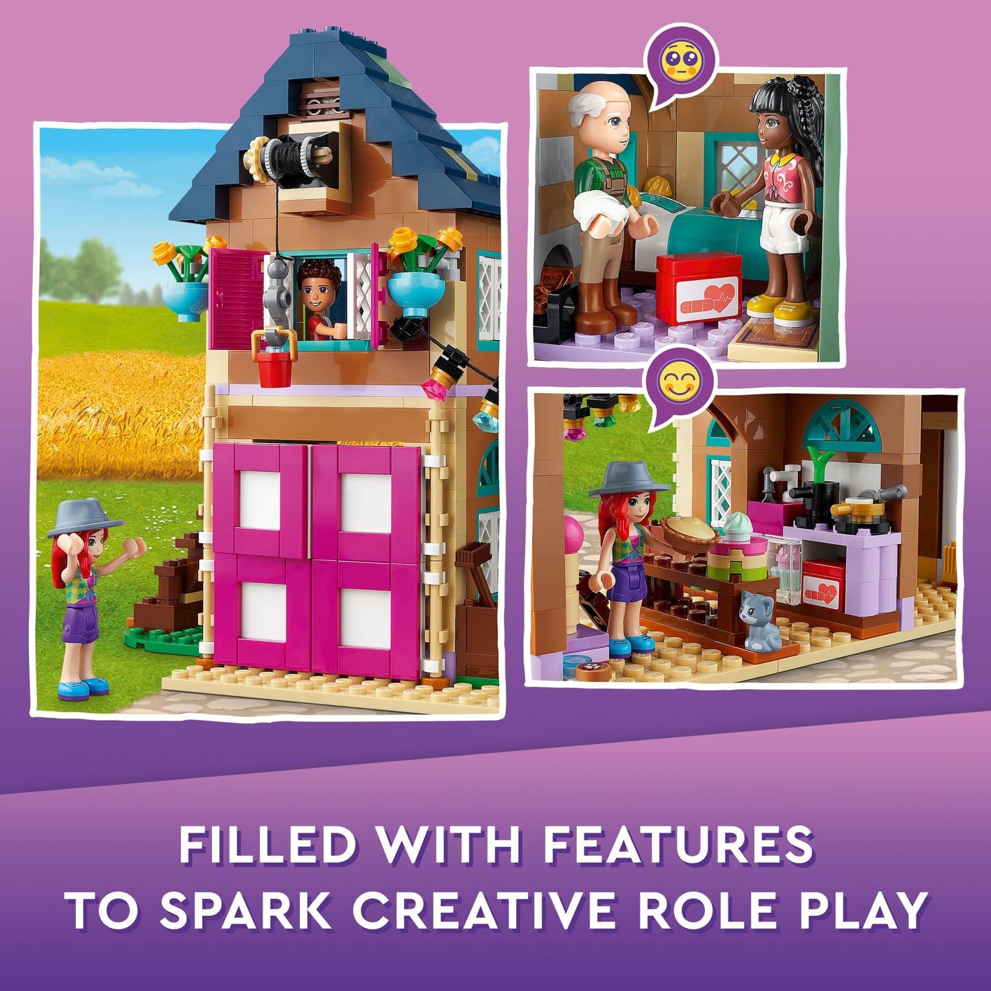 LEGO Friends Organic Farm 41721 Farmyard Amazon
