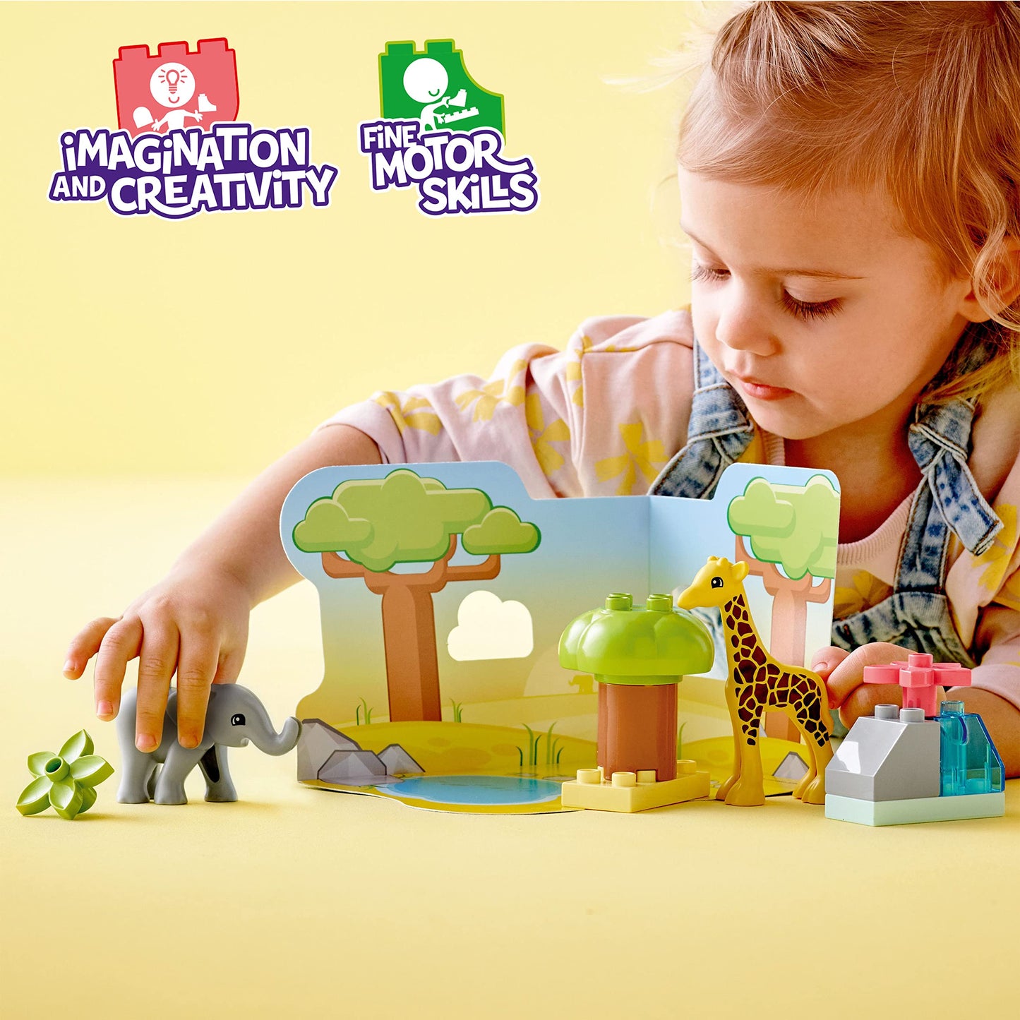 LEGO® DUPLO® Town Wild Animals of Africa 10971 Building Toy Amazon