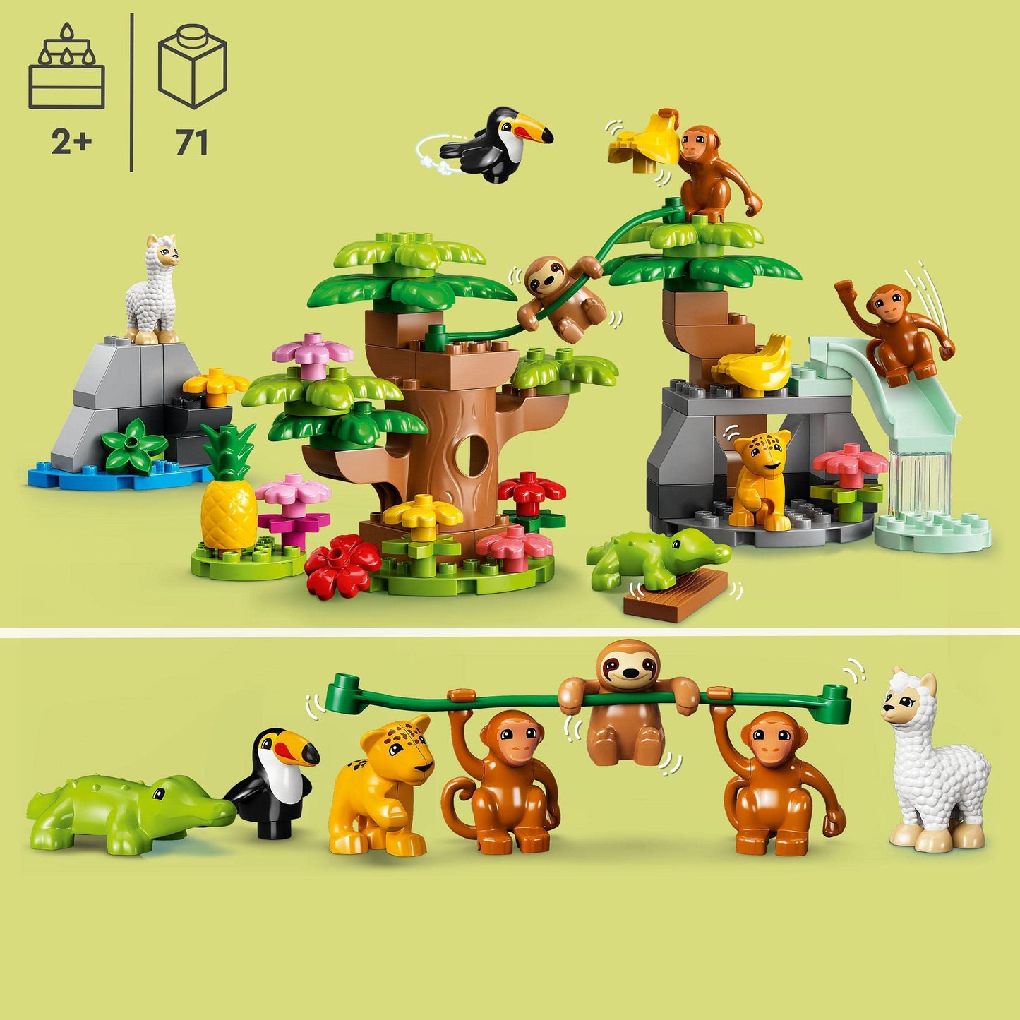 LEGO DUPLO Wild Animals of South America10973 with 7 Toy Amazon