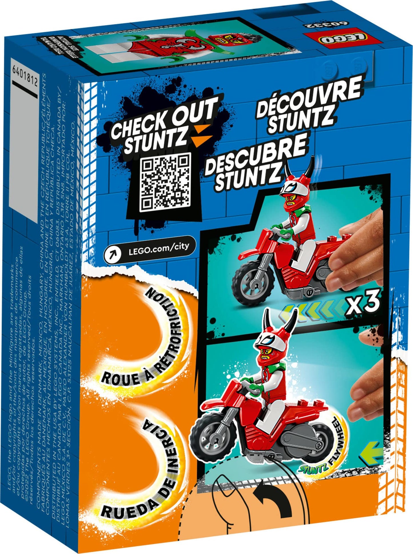 LEGO City Reckless Scorpion Stunt Bike 60332 Building Toy