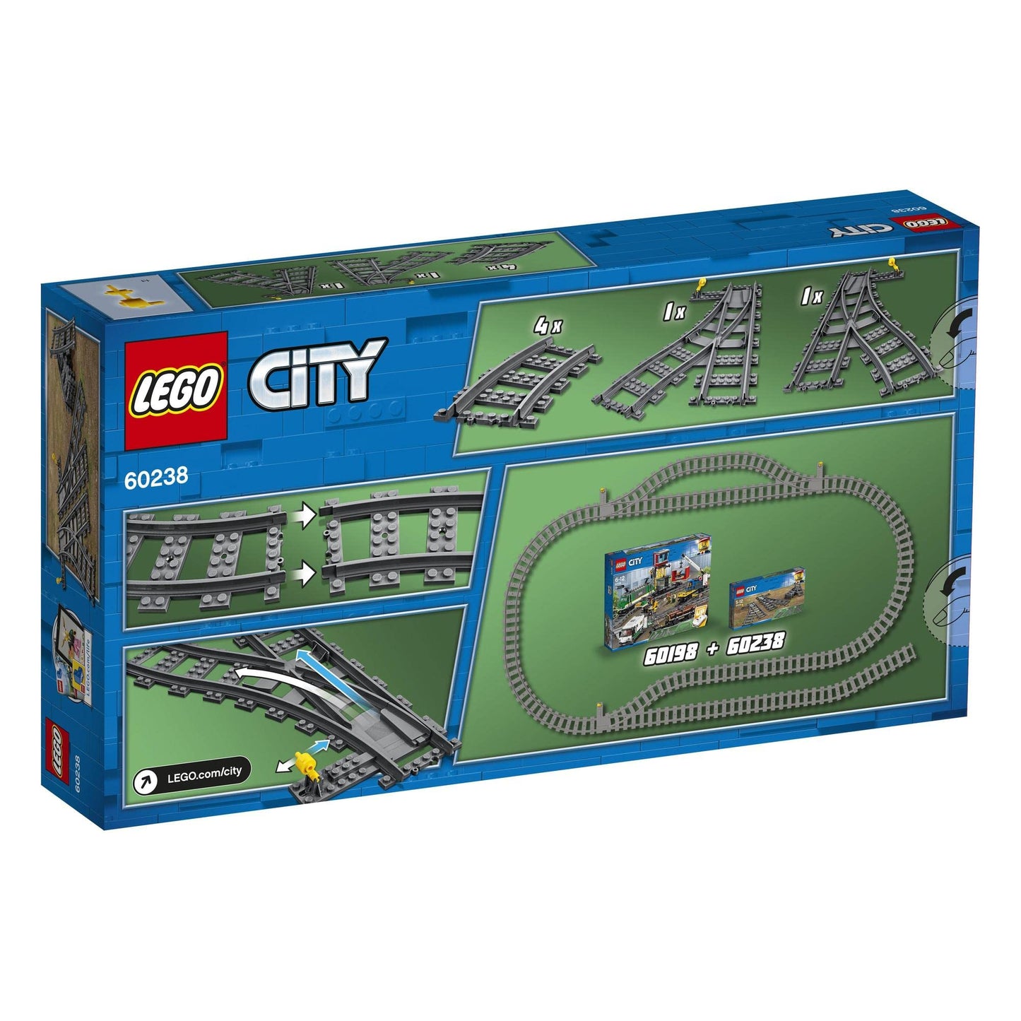 LEGO City Switch Tracks 60238 Playset Toy Amazon
