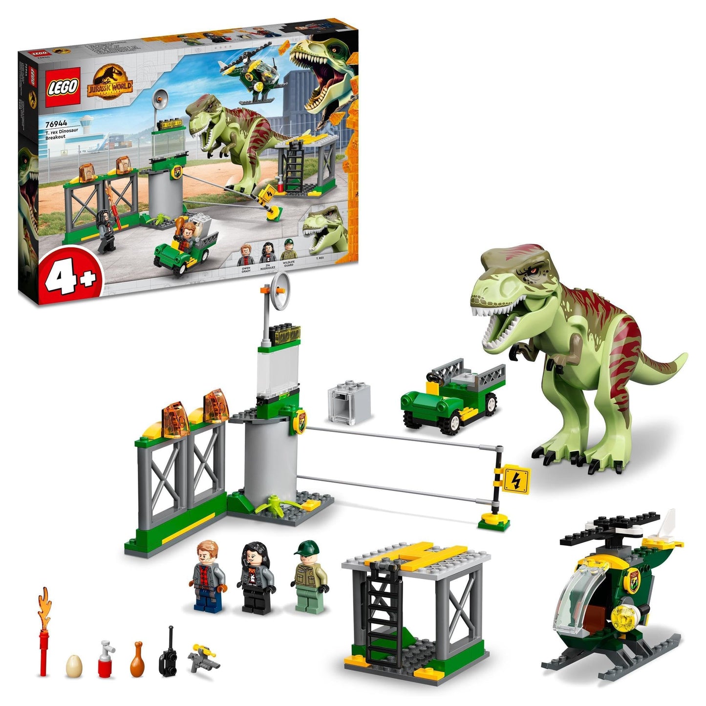 LEGO Jurassic World T. rex Dinosaur Breakout Building Kit 76944 Amazon