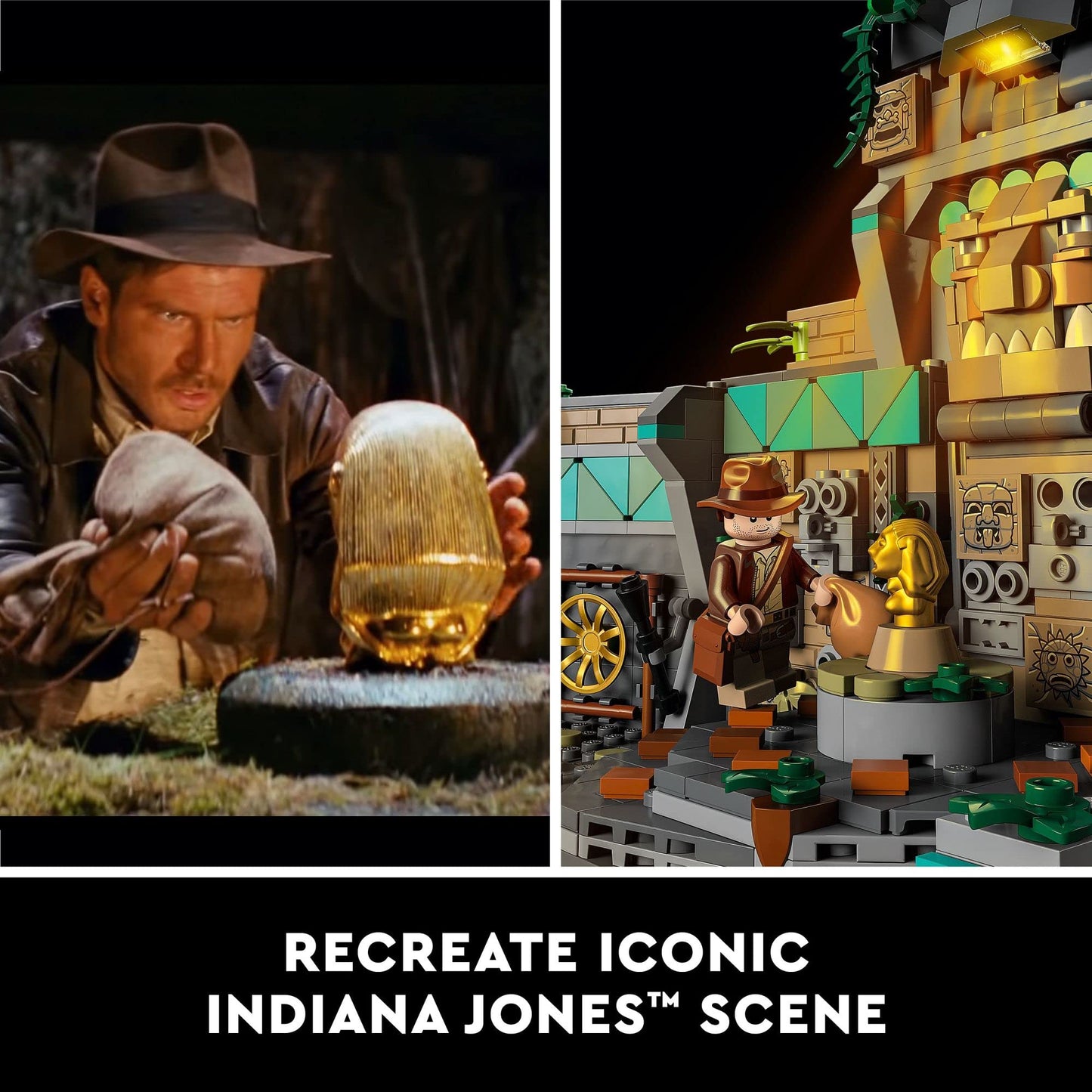 LEGO Indiana Jones Temple of The Golden Idol 77015 Building Amazon