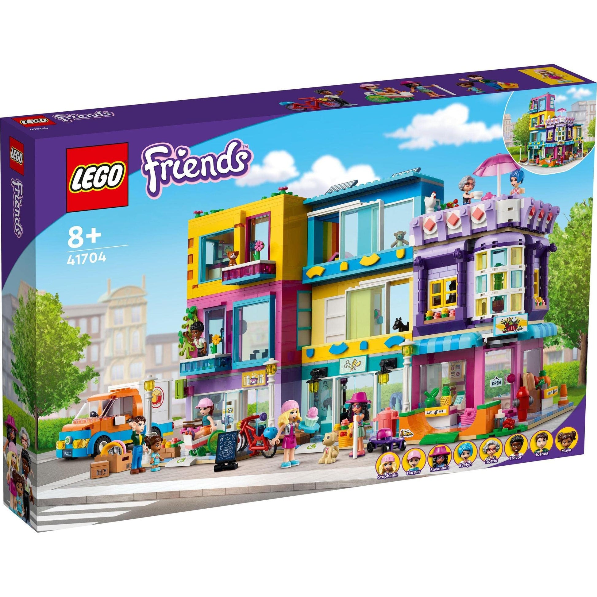 LEGO Friends Main Street Building 41704 Kids Building and Construction Toy Amazon