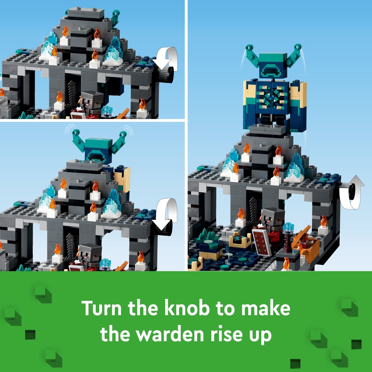 LEGO Minecraft The Deep Dark Battle 21246 Building Toy Amazon