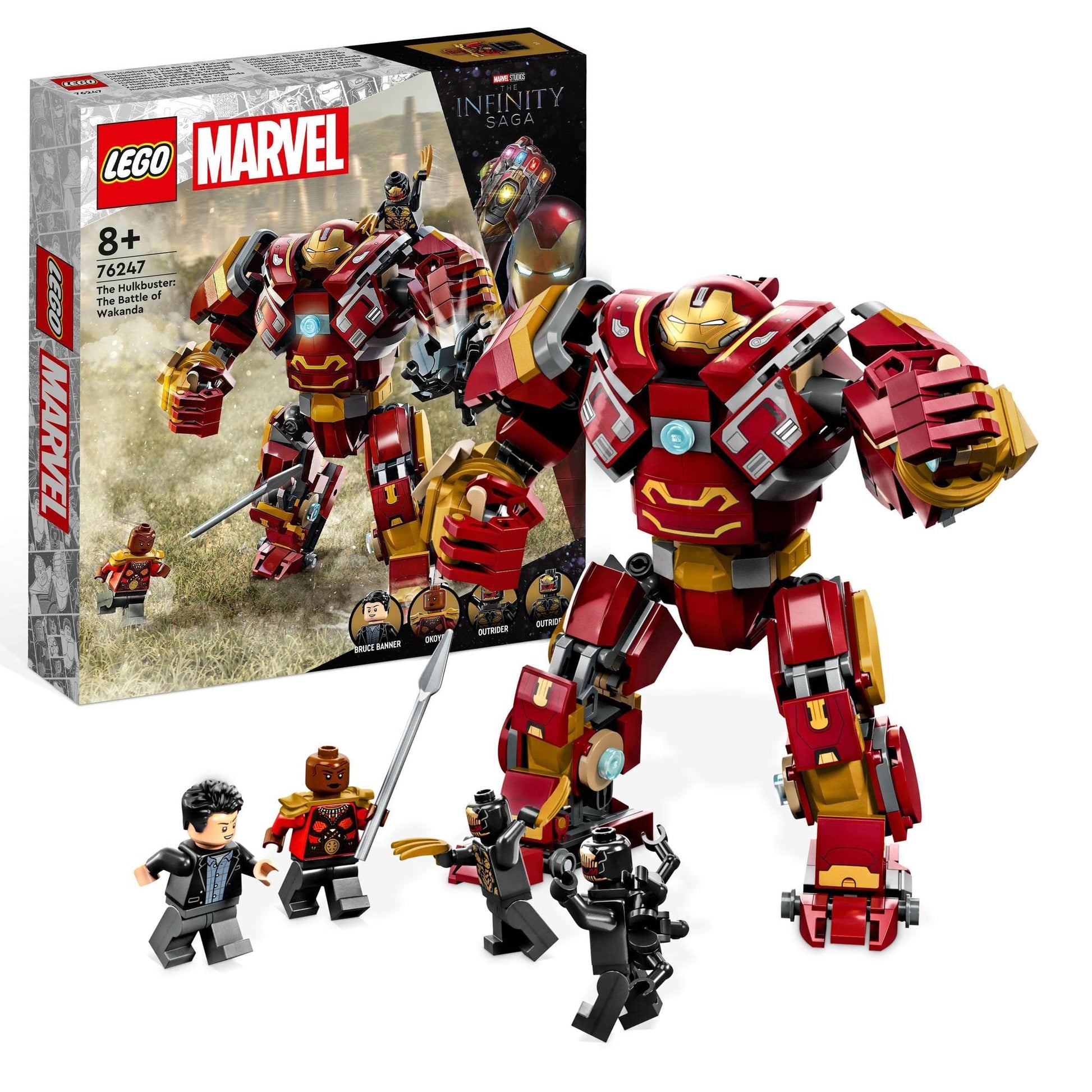 LEGO Super Heroes Marvel The Hulkbuster: The Battle of Wakanda 76247 Building Toy Amazon