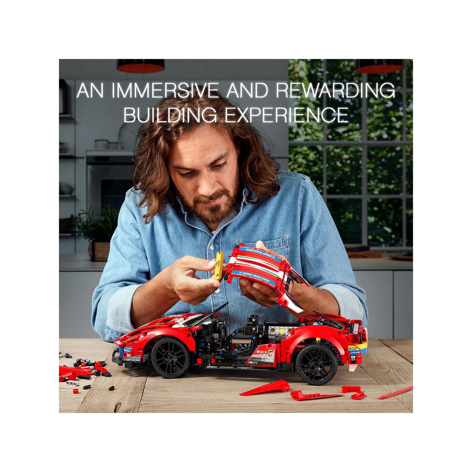 LEGO 42125 Technic Ferrari 488 GTE AF Corse 51 Super Sports Car Amazon