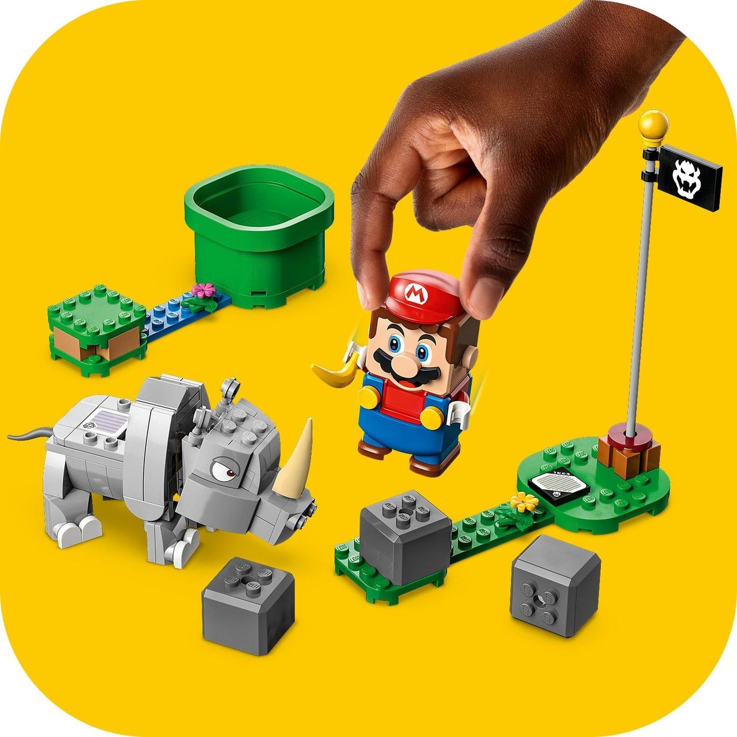 LEGO Super Mario Rambi The Rhino Expansion Set 71420 Amazon