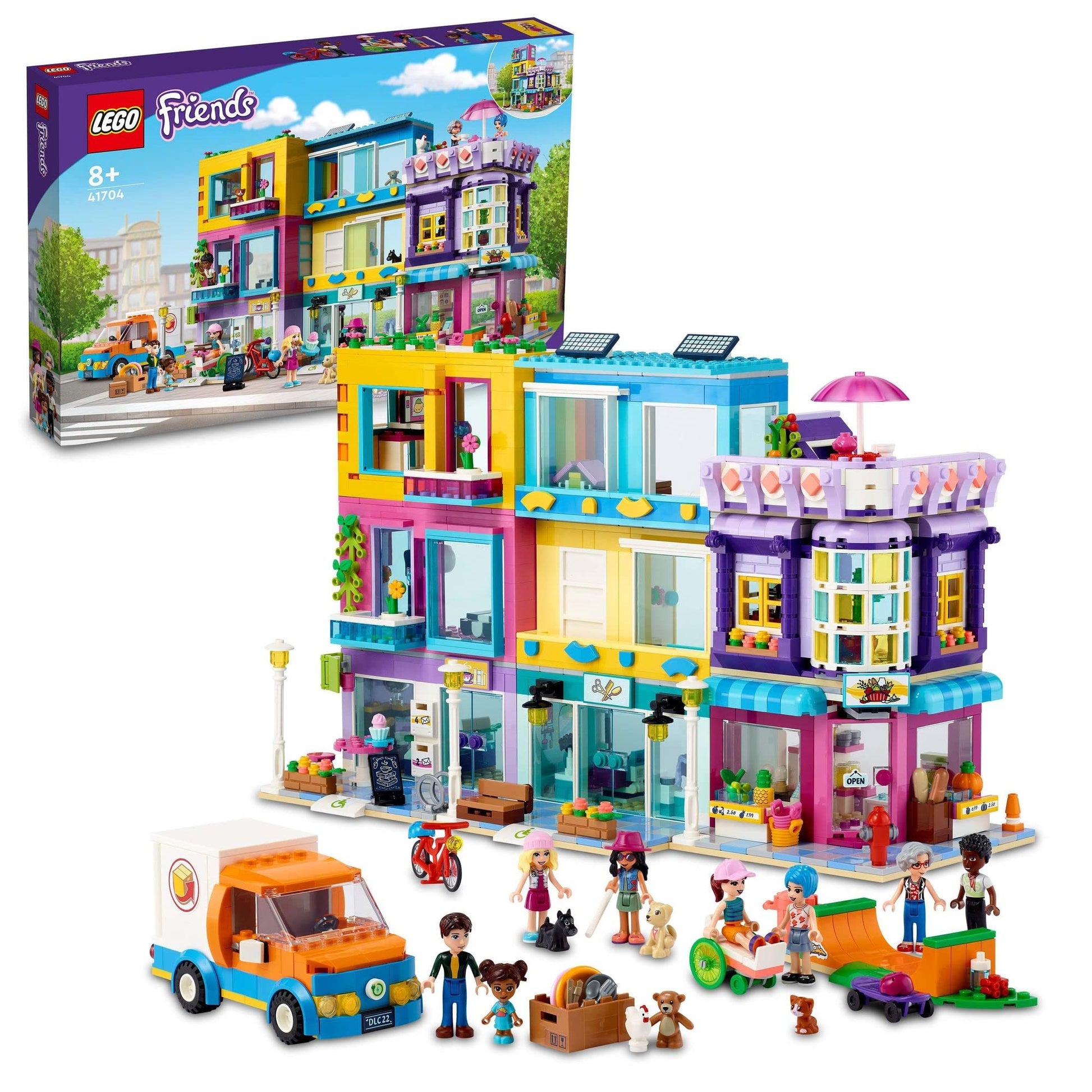 LEGO Friends Main Street Building 41704 Kids Building and Construction Toy Amazon