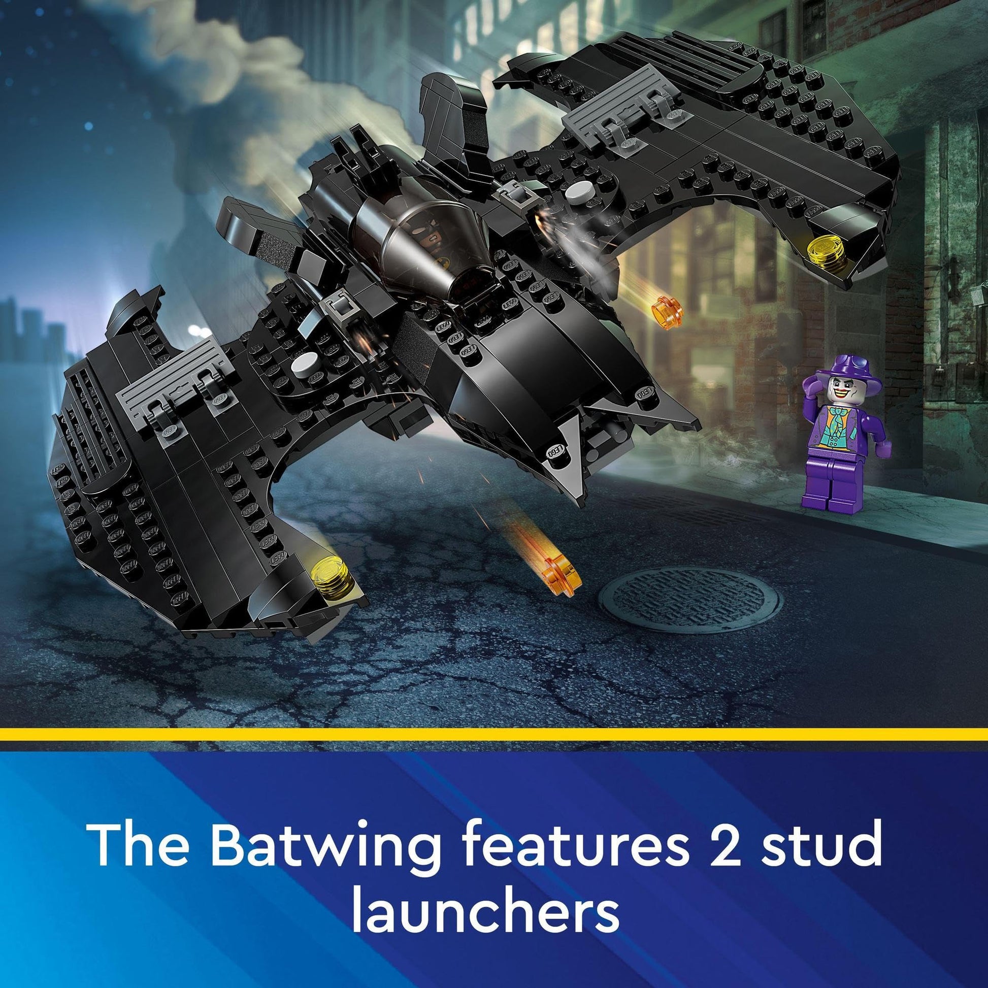 LEGO® Super Heroes DC Batwing: Batman™ vs The Joker™ 76265 Building Toy Set Amazon