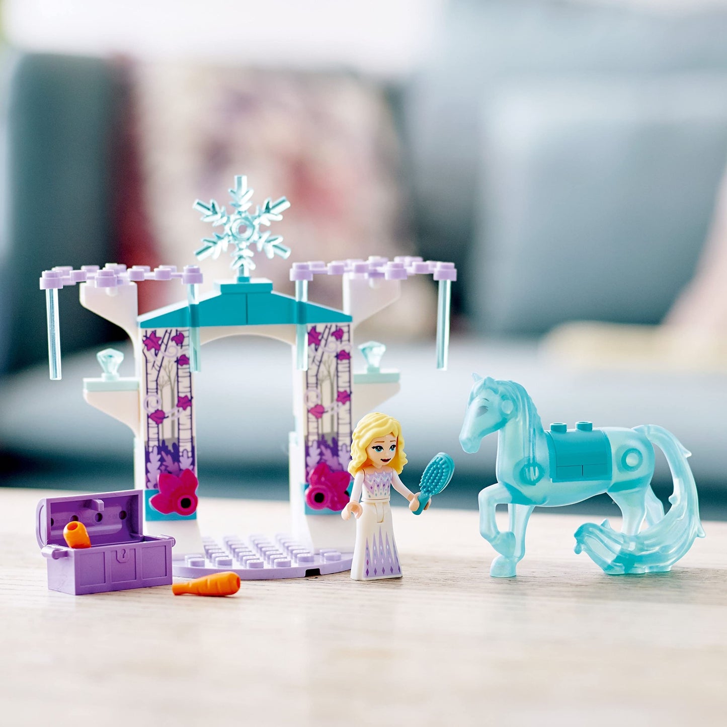 LEGO Disney Princess Elsa and The Nokk’s Ice Stable 43209 Buildable Frozen Toy Amazon