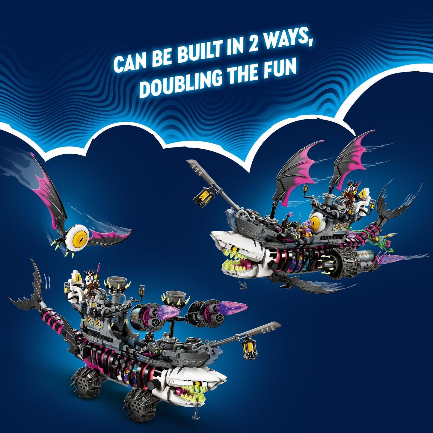 LEGO® DREAMZzz™ Nightmare Shark Ship 71469 Building Toy
