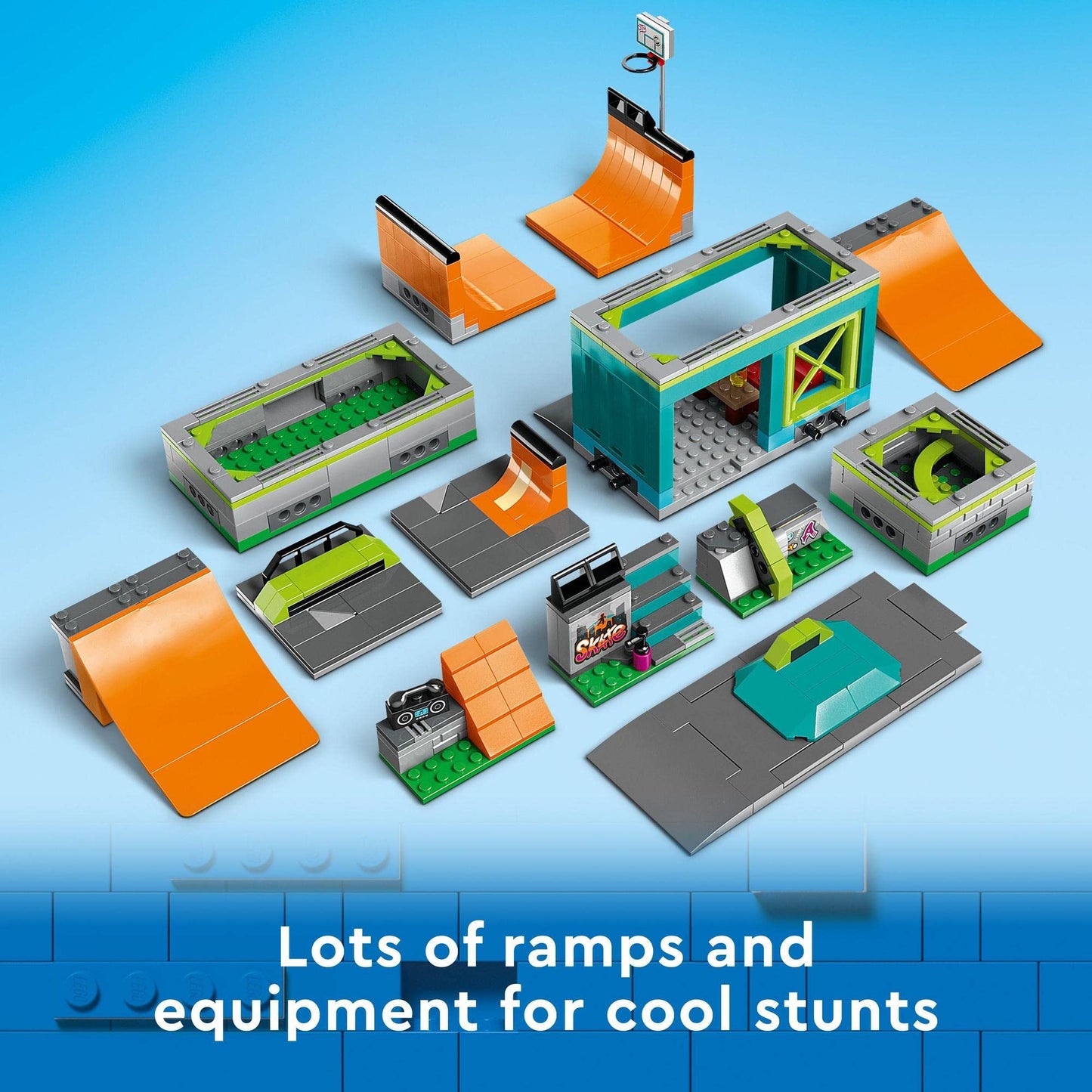 LEGO® City Street Skate Park 60364 Building Toy Amazon