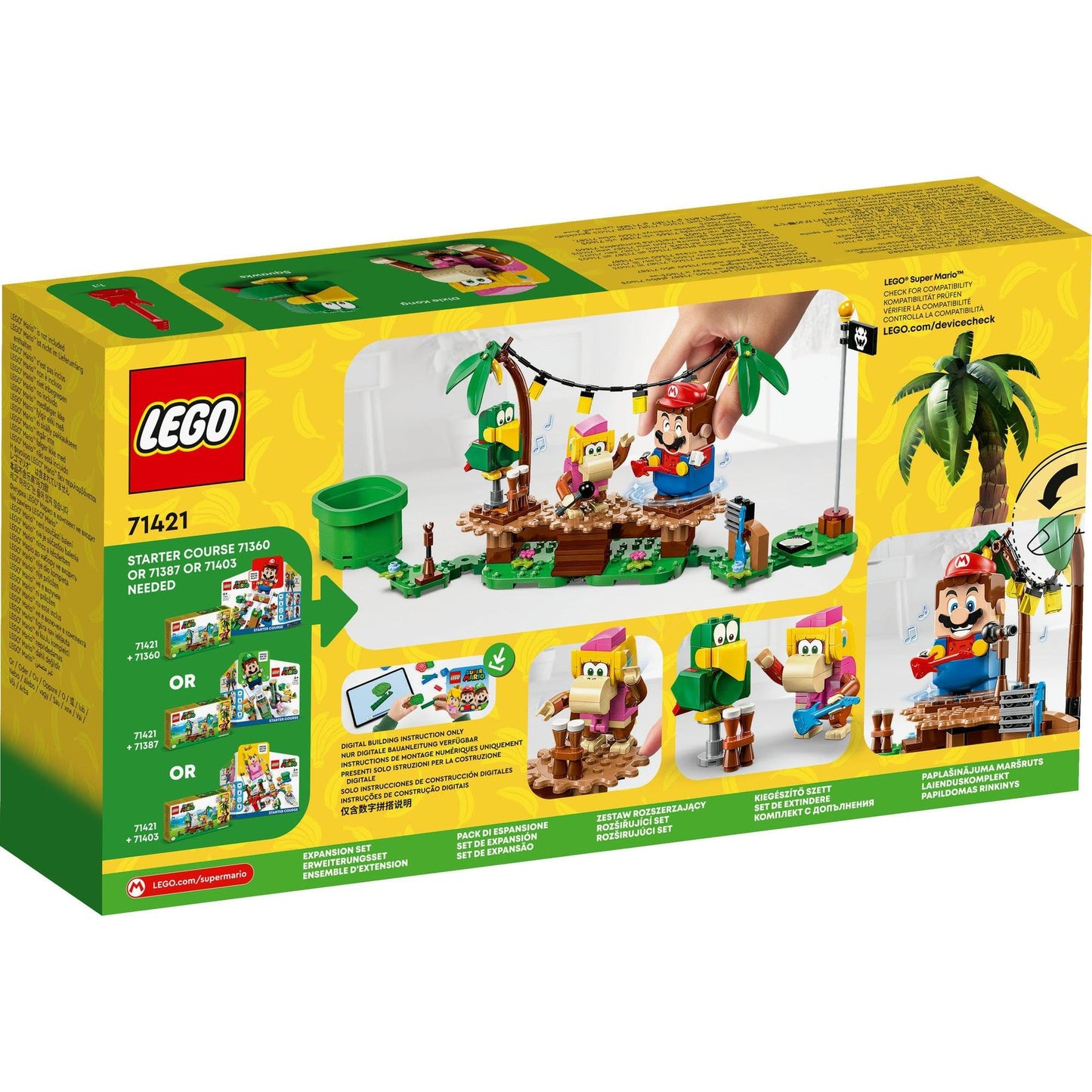 LEGO Super Mario Dixie Kong’s Jungle Jam Expansion Set 71421 Collectible Building Toy Amazon