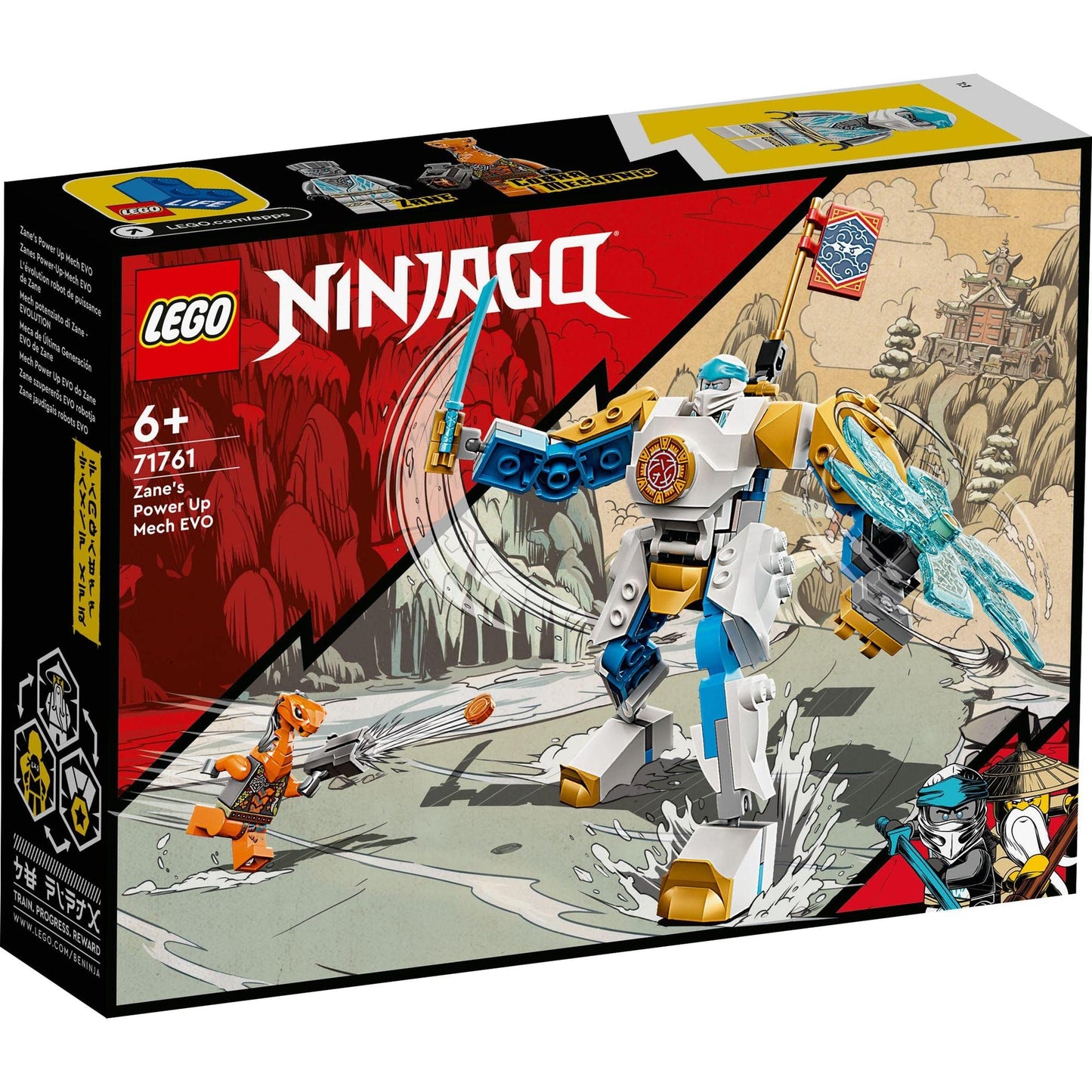 LEGO NINJAGO Zane’s Power Up Mech EVO Building Kit Playset 71761 Amazon