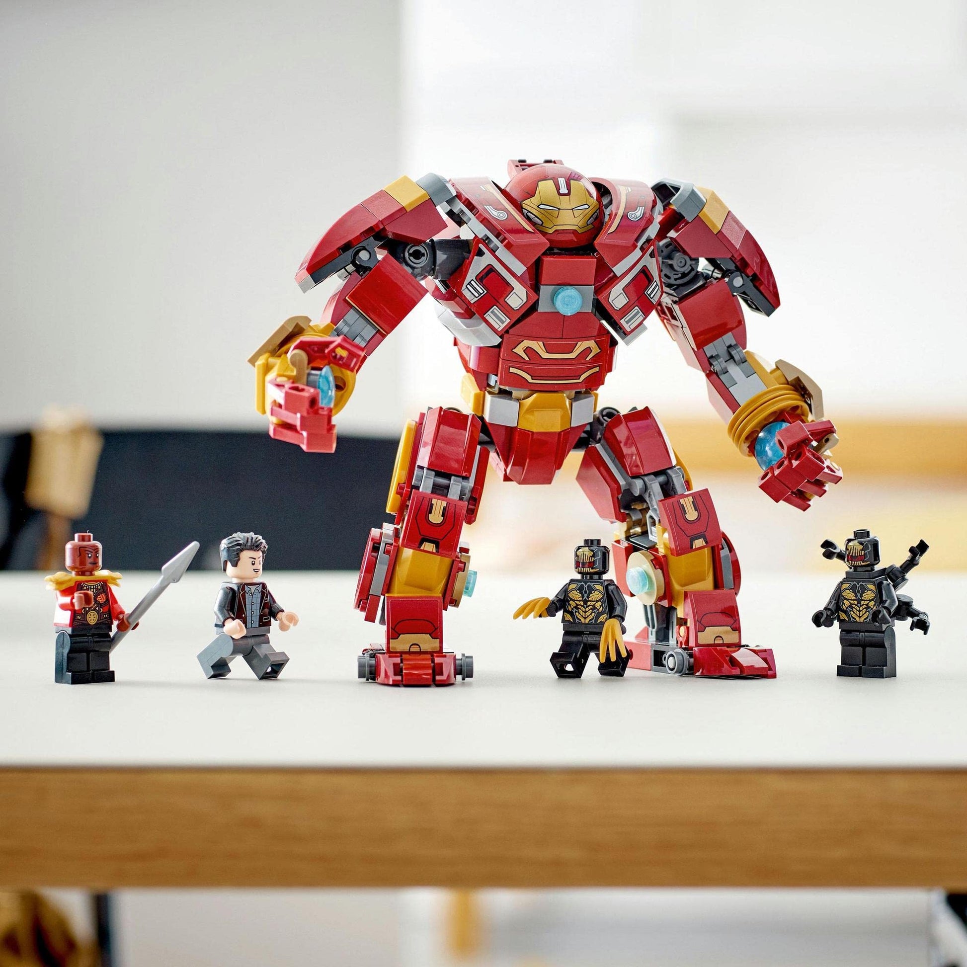 LEGO Super Heroes Marvel The Hulkbuster: The Battle of Wakanda 76247 Building Toy Amazon