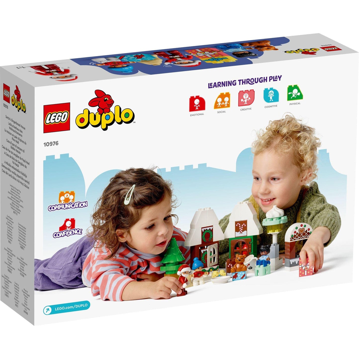 LEGO DUPLO Santa's Gingerbread House Toy Amazon