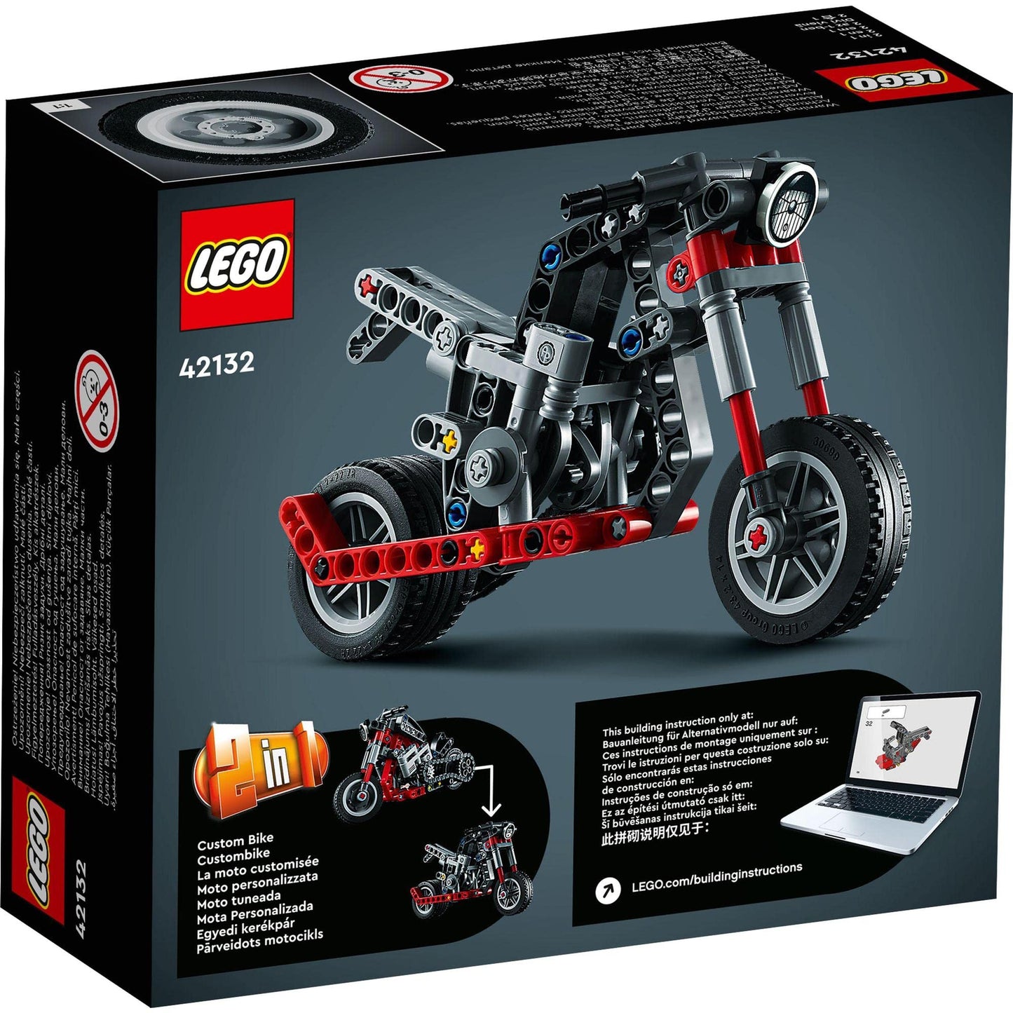 LEGO Technic Motorcycle 42132 Brick Island