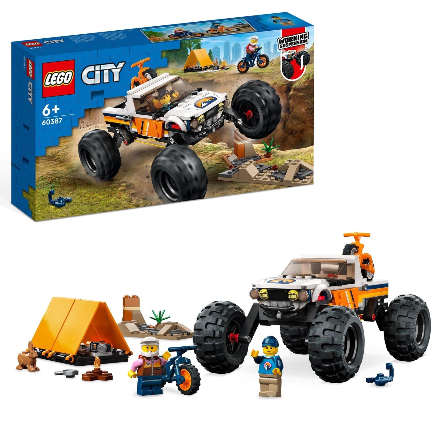 LEGO® City 4x4 Off-Roader Adventures 60387 Building Toy Amazon