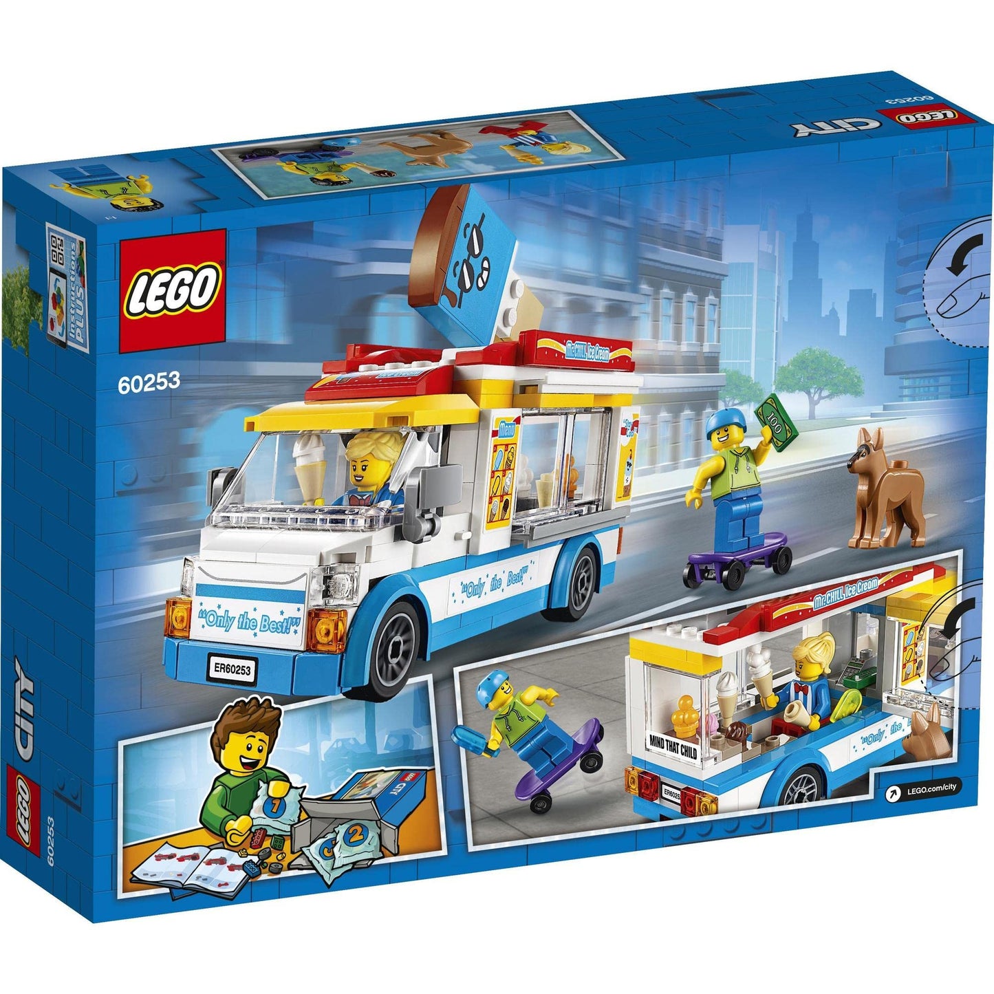 LEGO City Ice-Cream Truck 60253, Cool Building Set for Kids Amazon