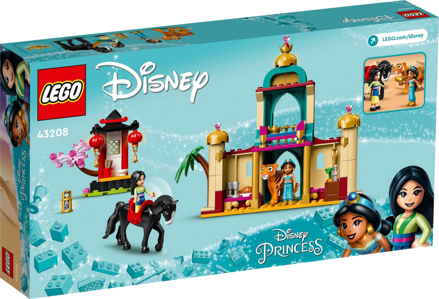 LEGO Disney Jasmine and Mulan’s Adventure 43208 Amazon