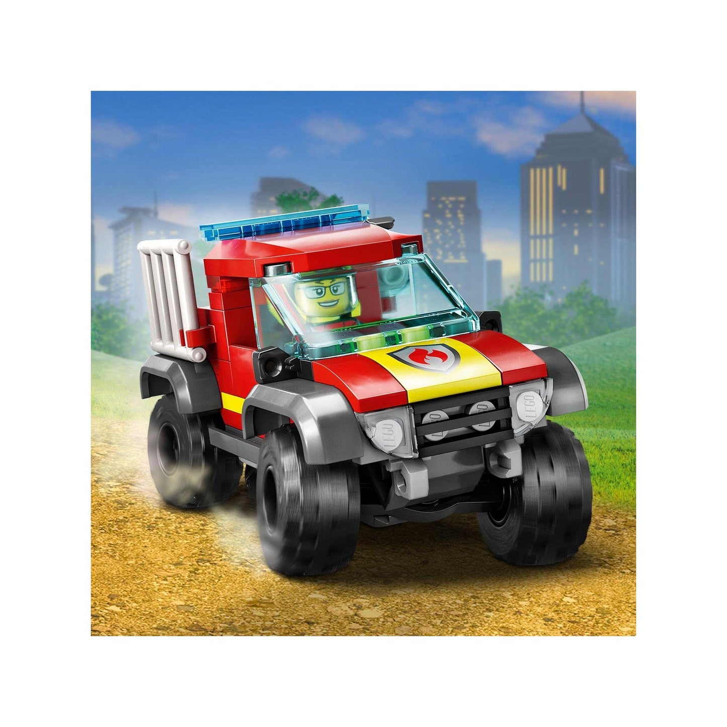 LEGO® City 4x4 Fire Engine Rescue 60393 Building Toy Amazon