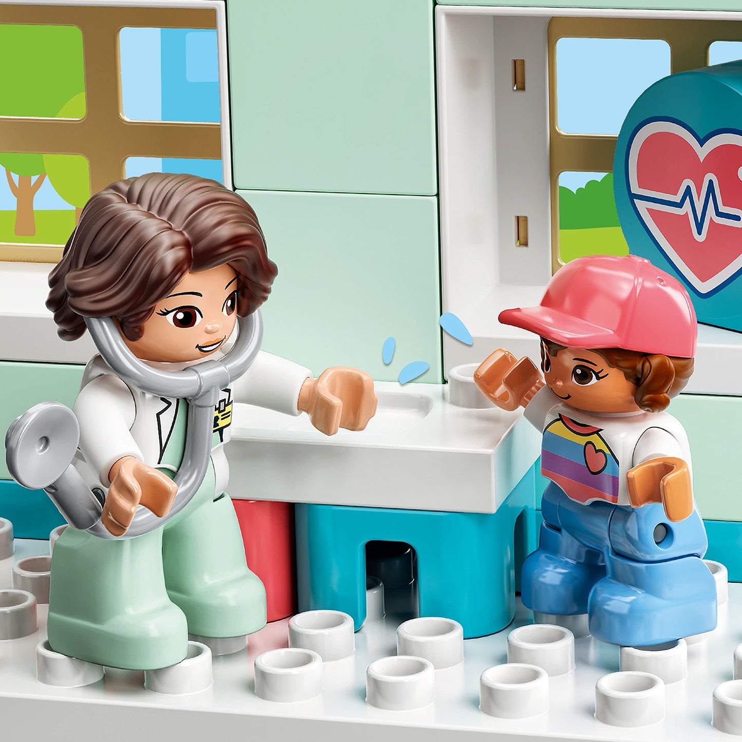 LEGO DUPLO Doctor Visit Large Bricks Building Set Amazon