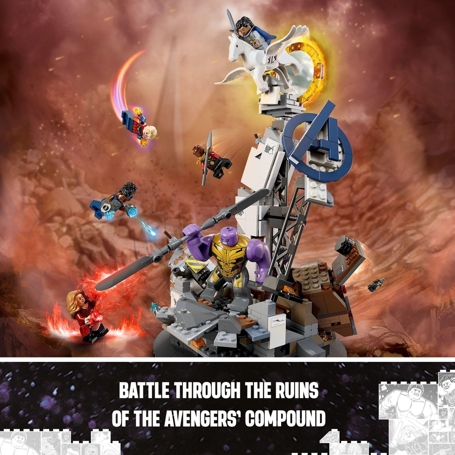 LEGO Marvel Endgame Final Battle 76266 Avengers Model for Build