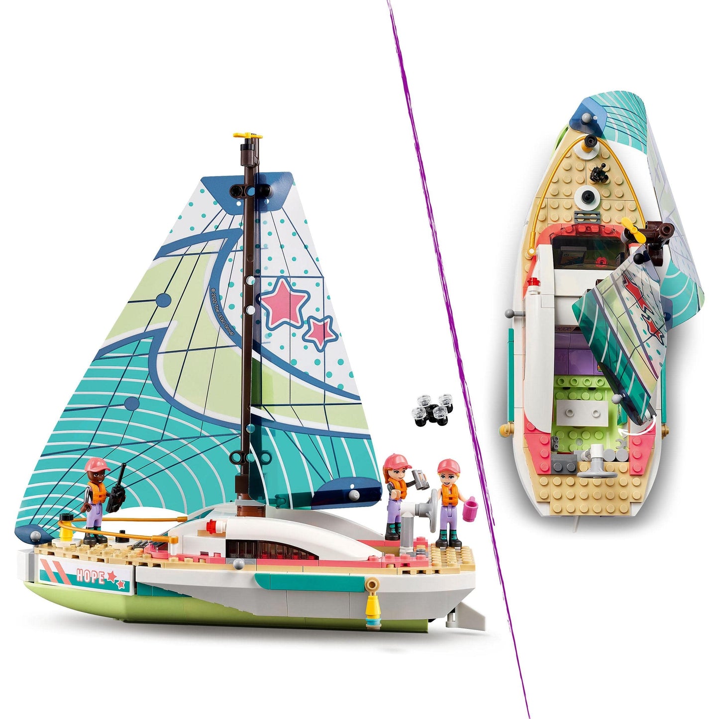 LEGO Friends Stephanie's Sailing Adventure Boat Toy  41716 Amazon