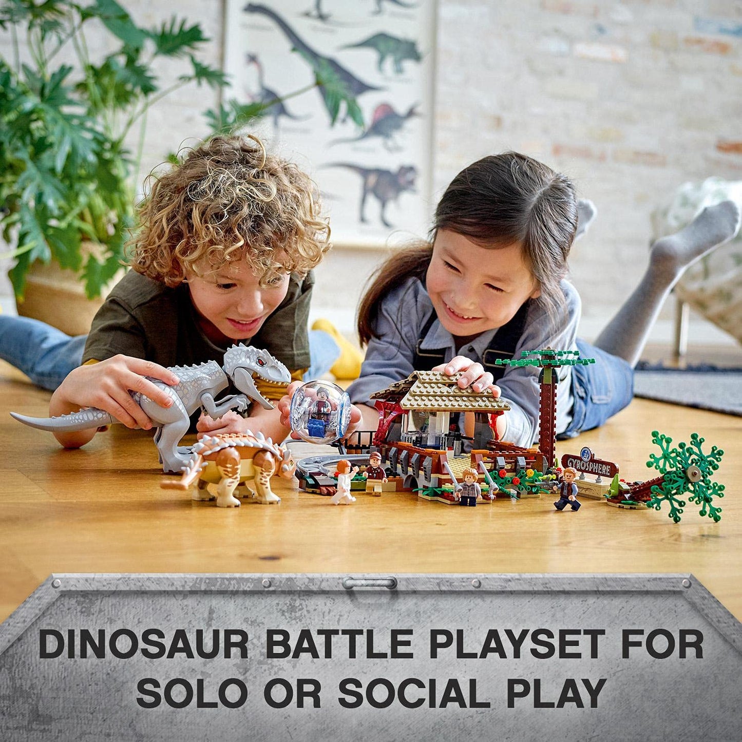 LEGO Jurassic World Indominus rex vs. Ankylosaurus 75941 Building Set