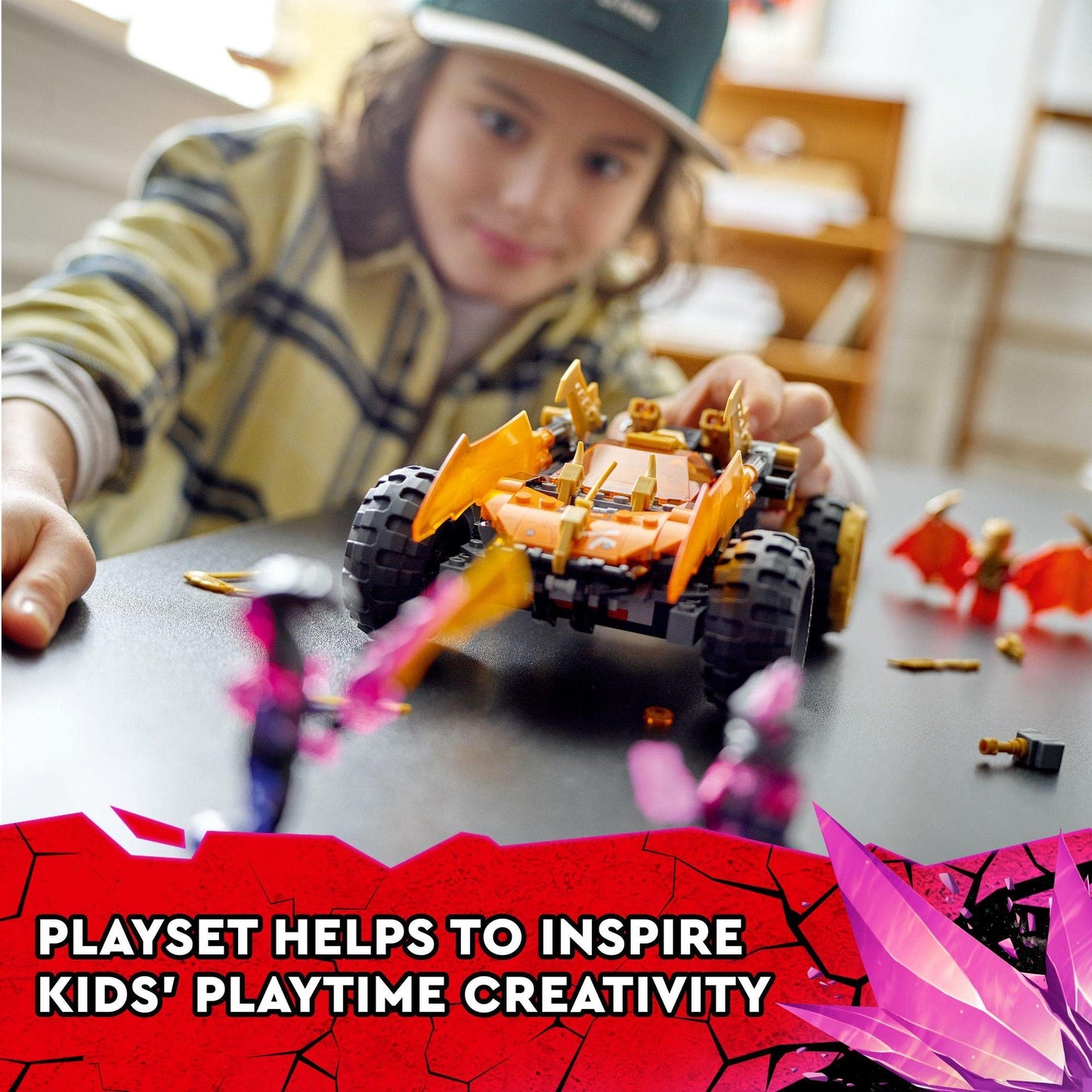 LEGO NINJAGO Cole’s Dragon Cruiser Building Kit; Playset for Ages 8+ Featuring a Ninja Car Toy 71769 Amazon