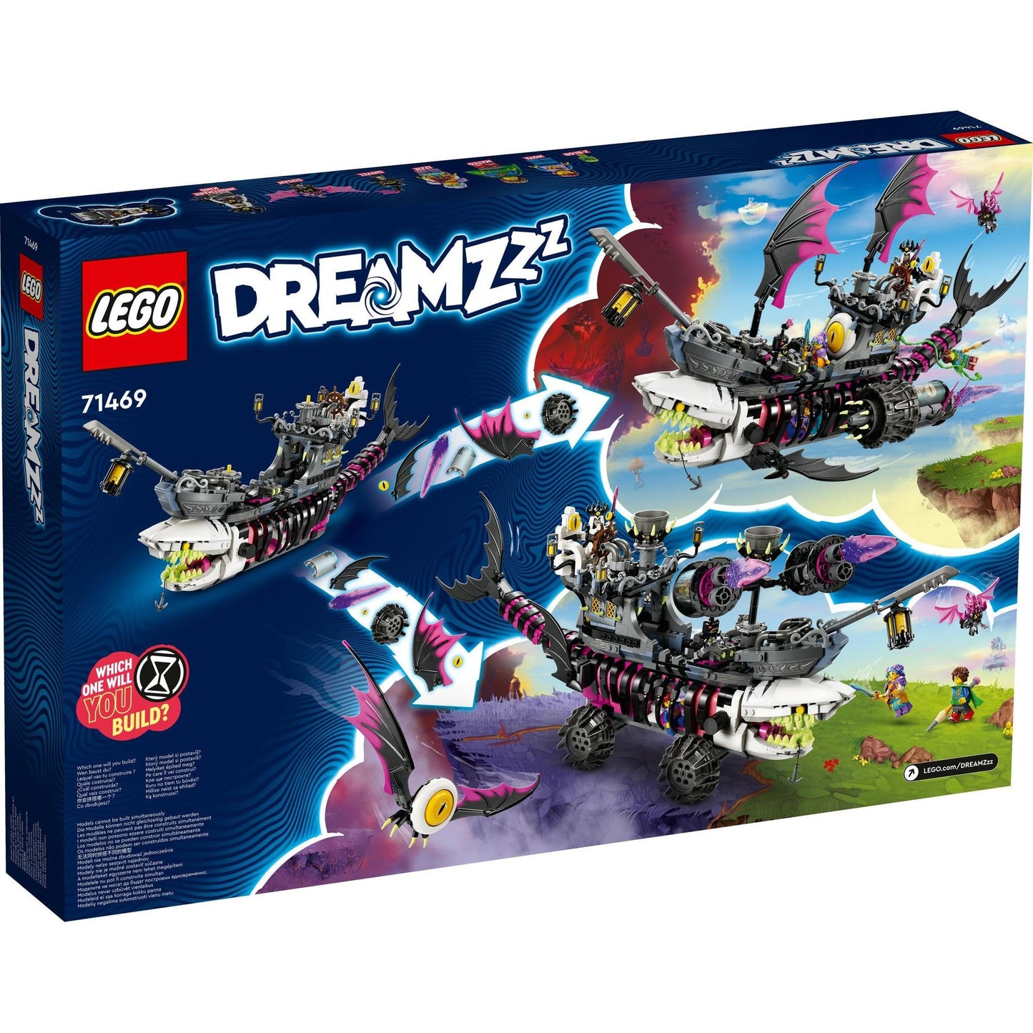 LEGO® DREAMZzz™ Nightmare Shark Ship 71469 Building Toy
