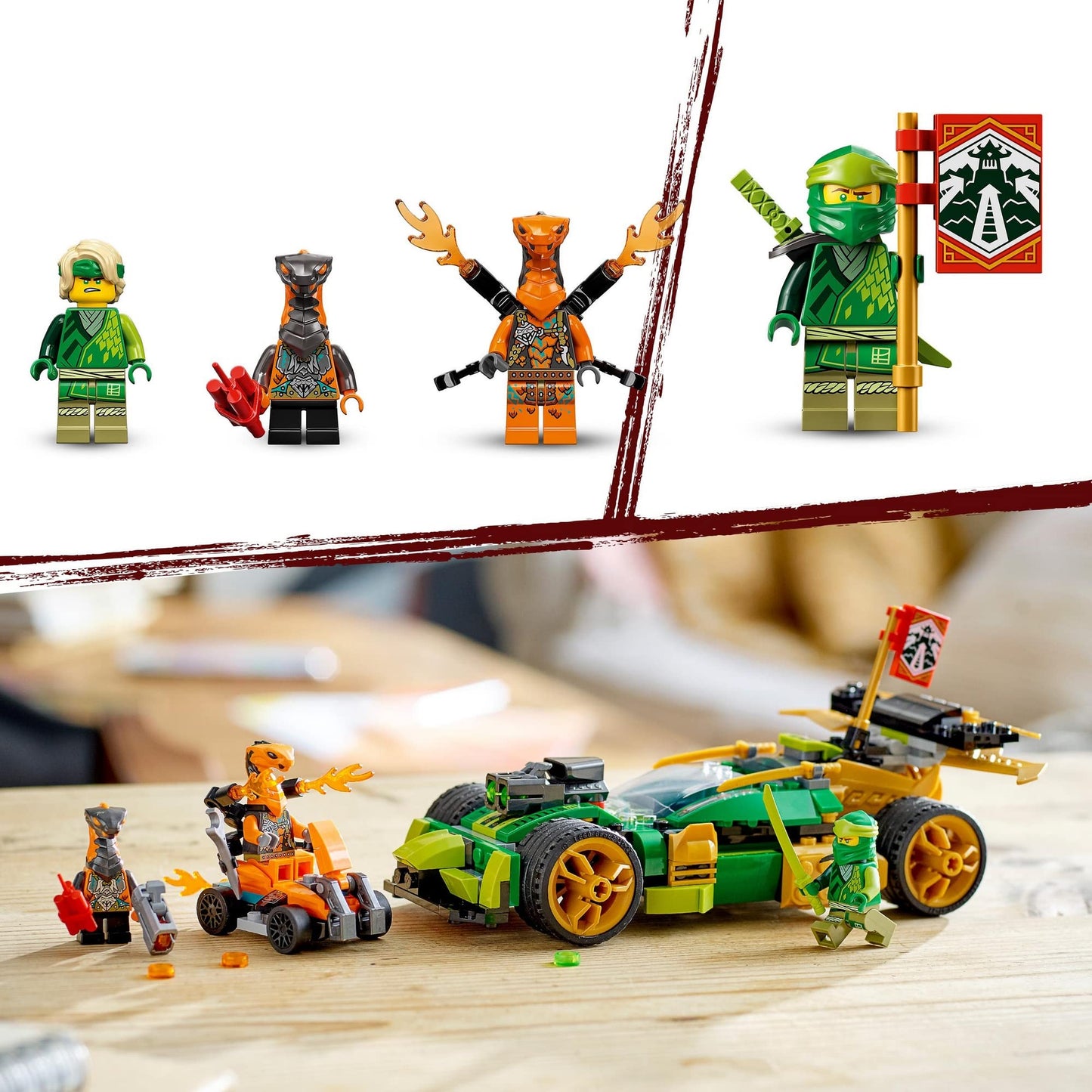 LEGO NINJAGO Lloyd’s Race Car EVO Building Kit 71763