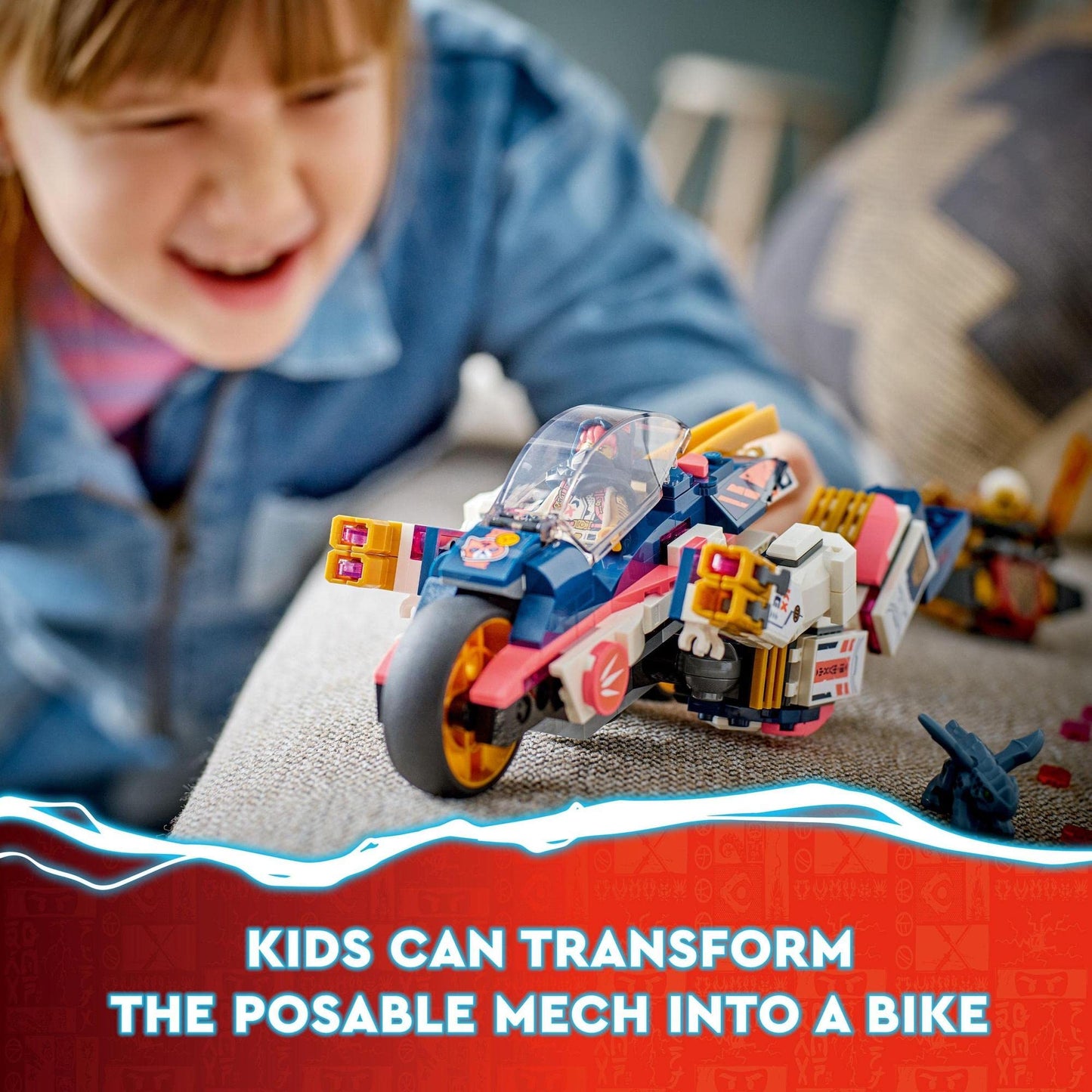 LEGO® NINJAGO® Sora’s Transforming Mech Bike Racer 71792 Amazon