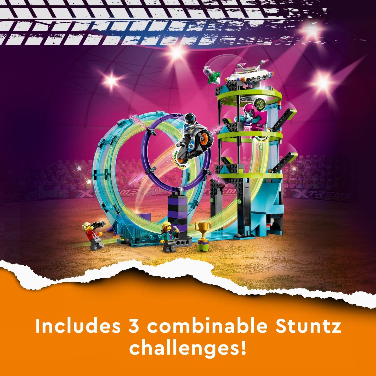 LEGO City Stuntz Ultimate Stunt Riders Challenge 60361 Amazon