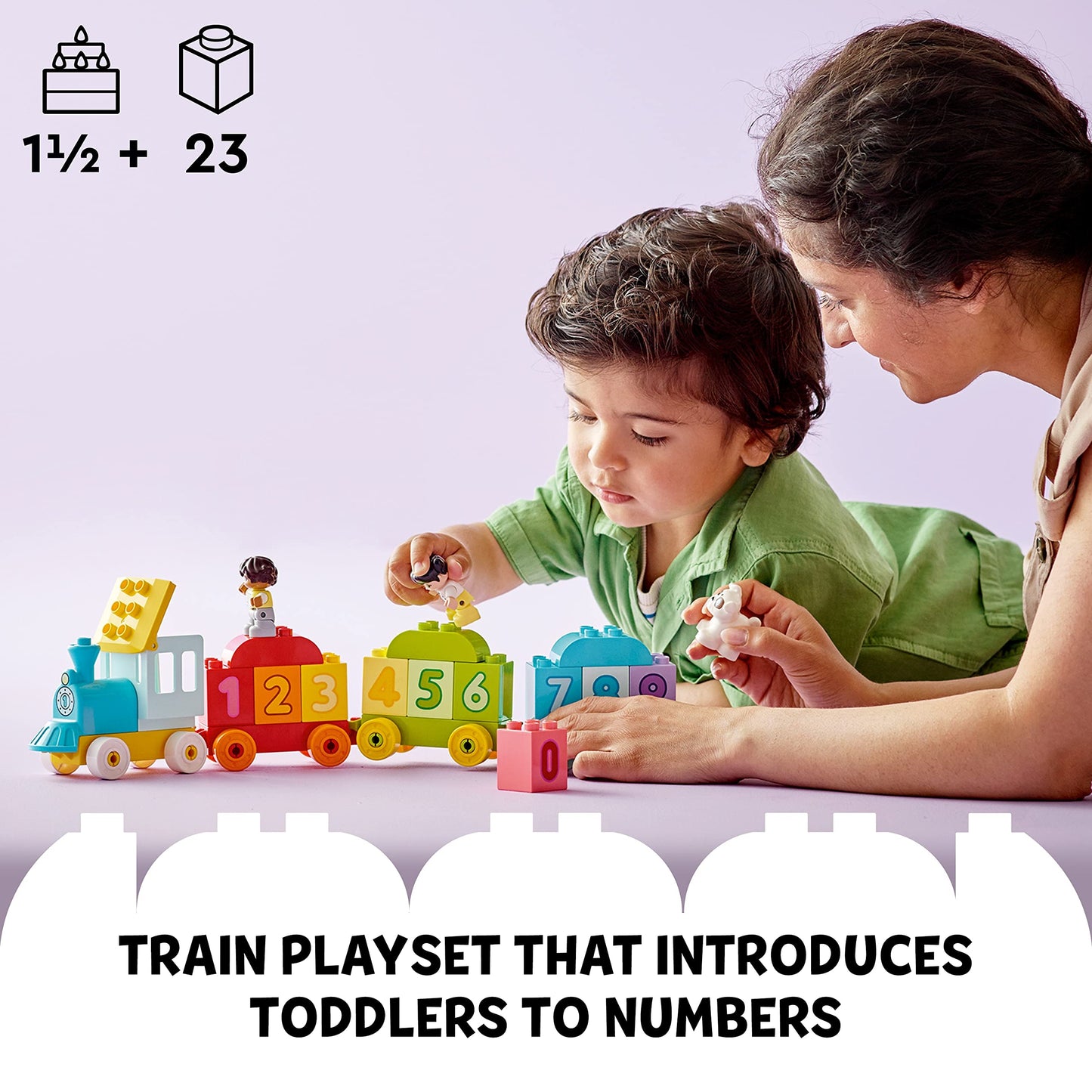 LEGO® DUPLO® Number Train - Learn to Count 10954 Building Toy Amazon