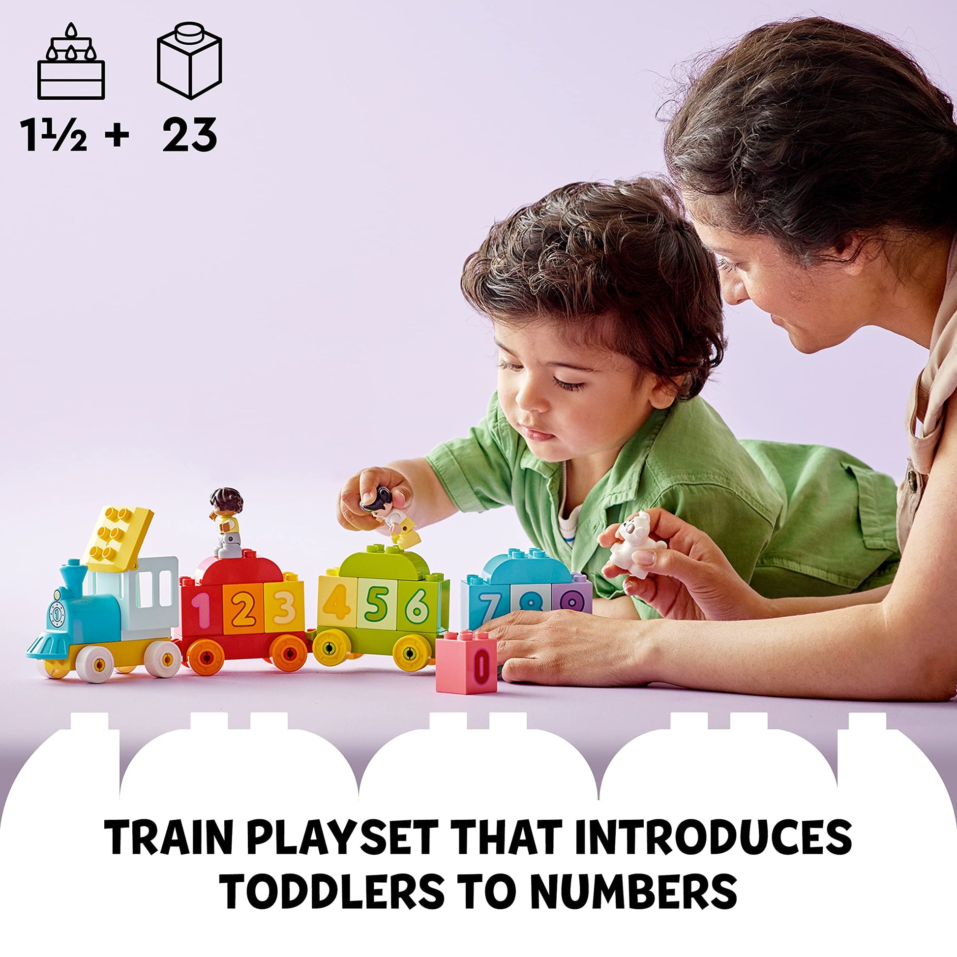 LEGO® DUPLO® Number Train - Learn to Count 10954 Building Toy Amazon