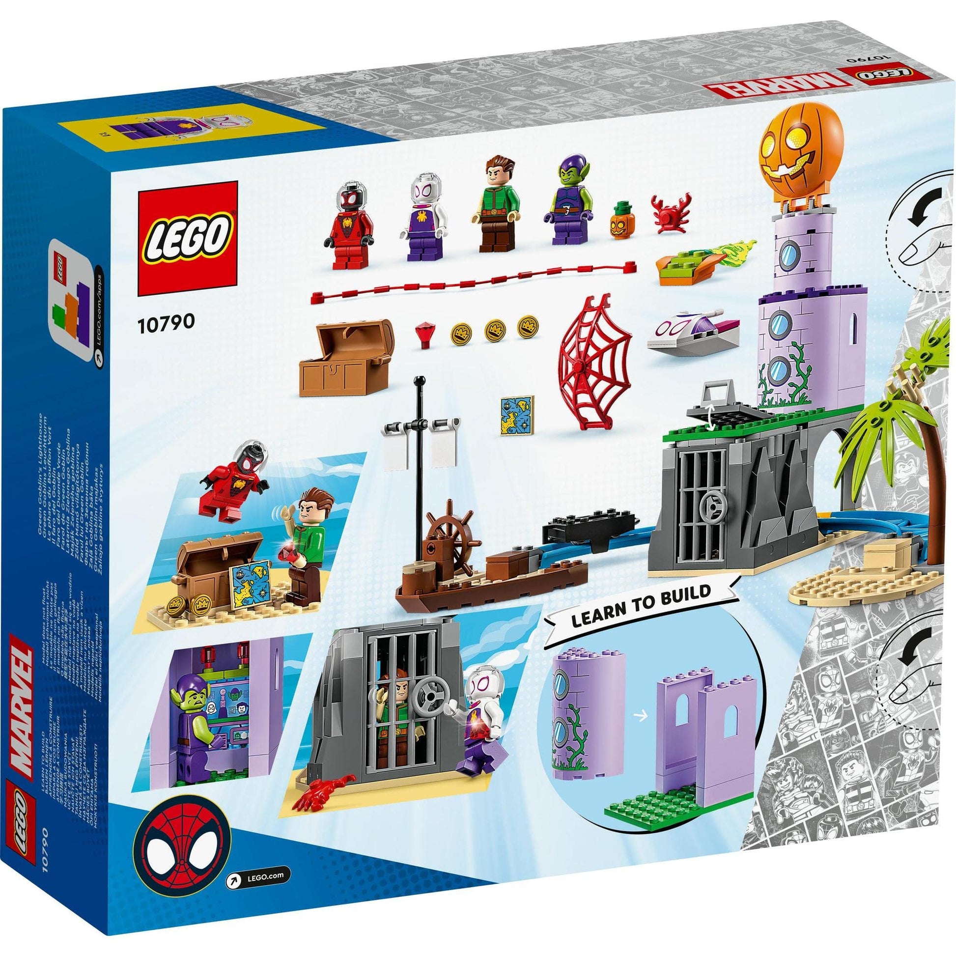 LEGO® Super Heroes Marvel Team Spidey at Green Goblin's Lighthouse 10790 Building Toy Amazon