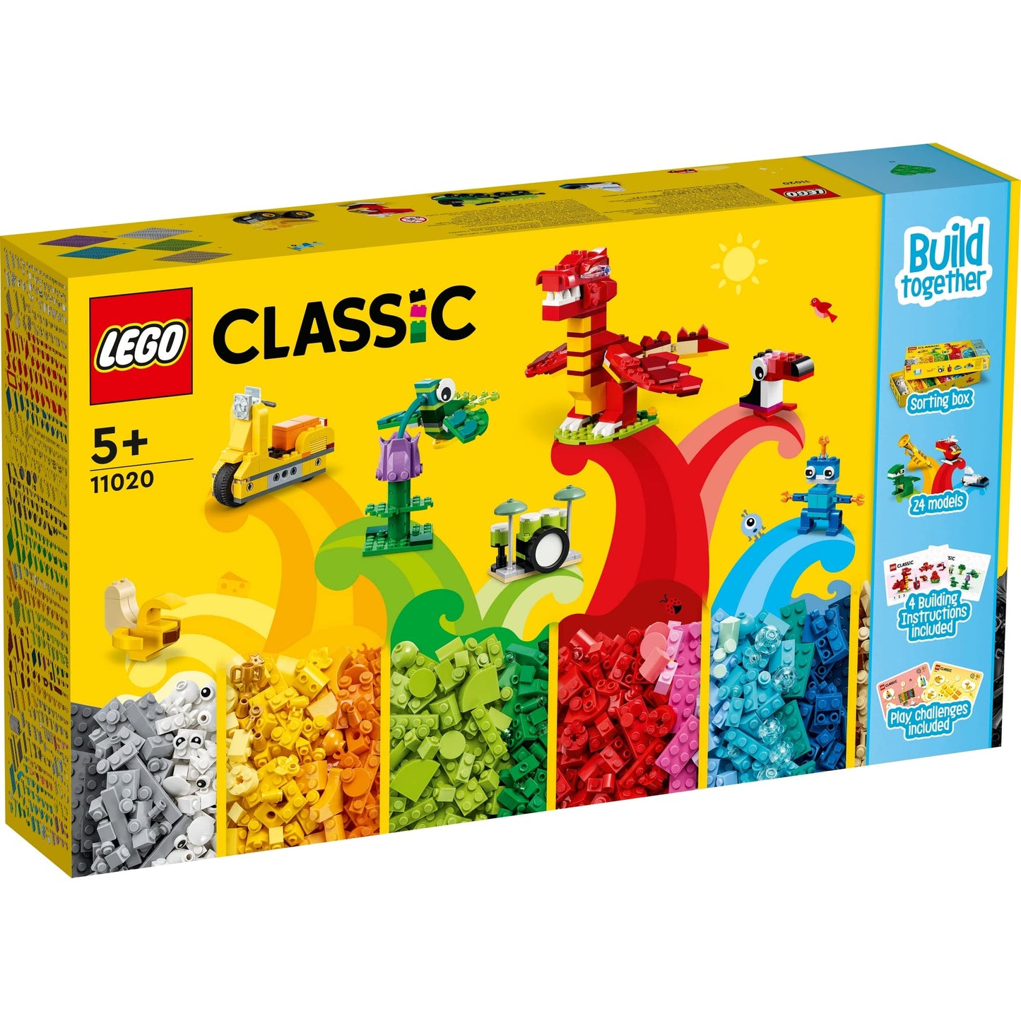 LEGO Classic Build Together Set, 24 Buildable Toy 11020 Amazon