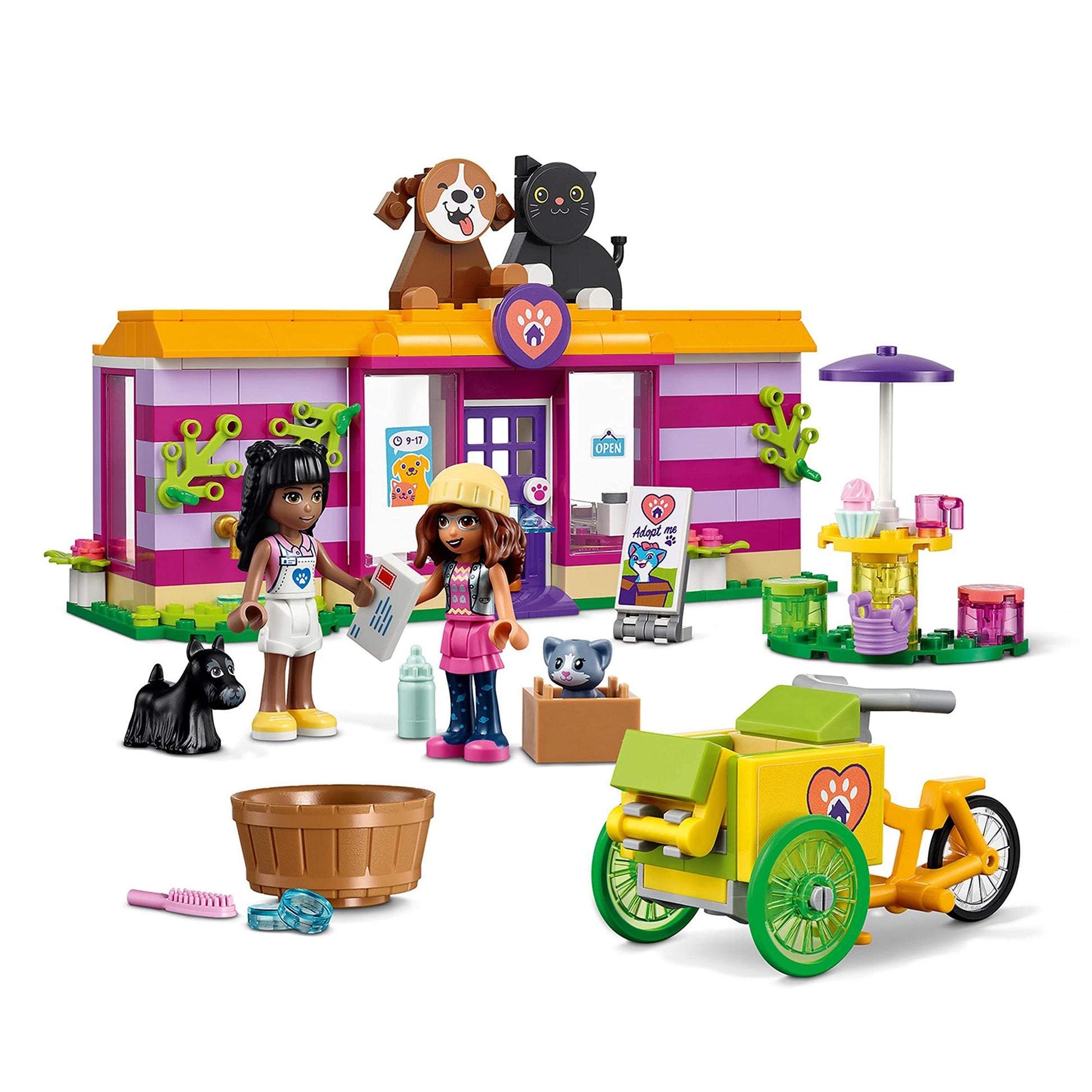 LEGO Friends Pet Adoption Café 41699 Kids Building Amazon